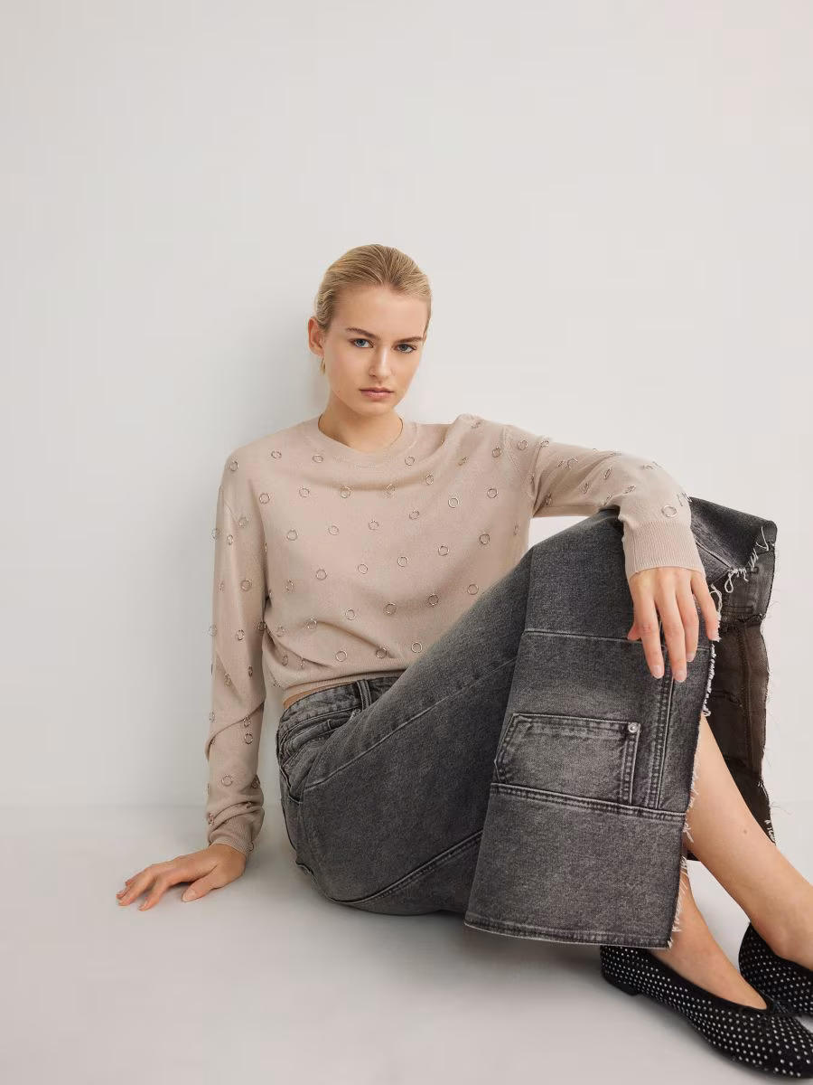Jumper With Metal Detailing
