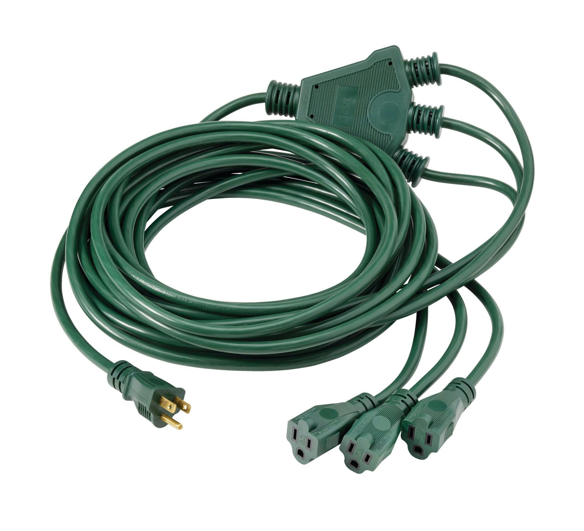 NOMA 28-ft Outdoor 3-Split Extension Cord