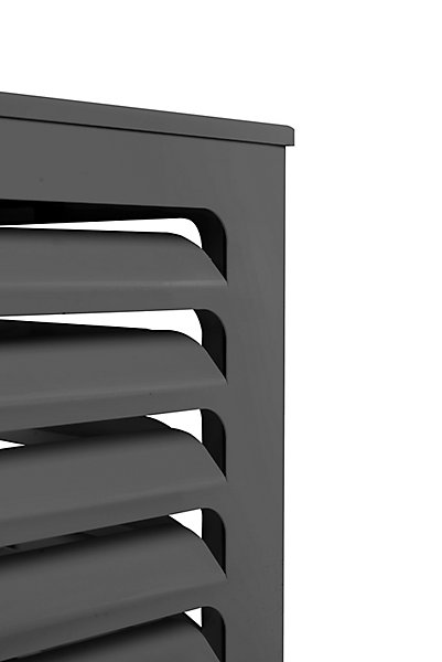 Cache-climatiseur Horizon anthracite 102 x 78 cm