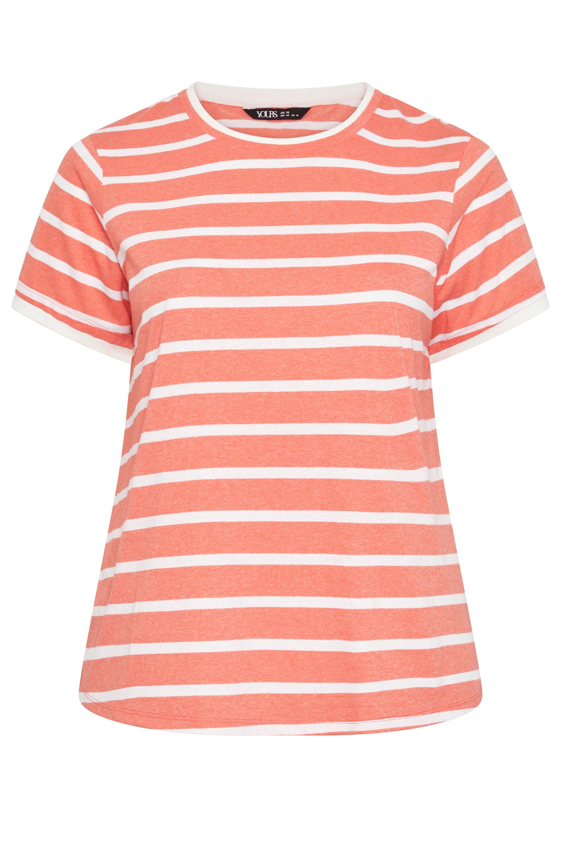 Yours Stripe Ringer T-Shirt