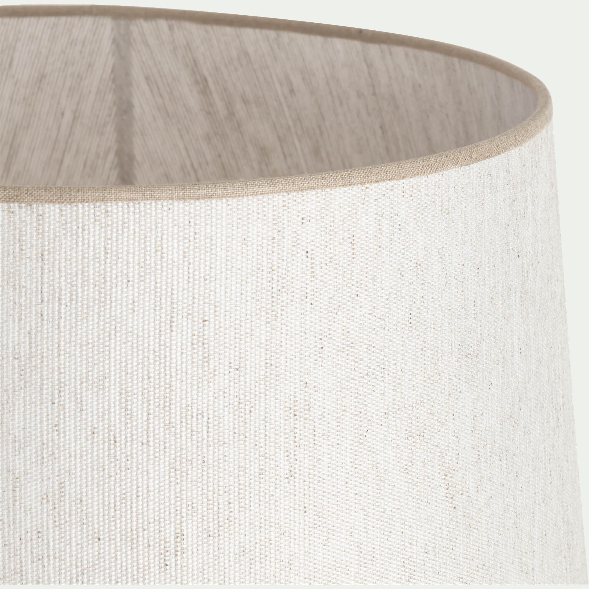 AINO - Abat-jour conique en tissu D45cm - blanc