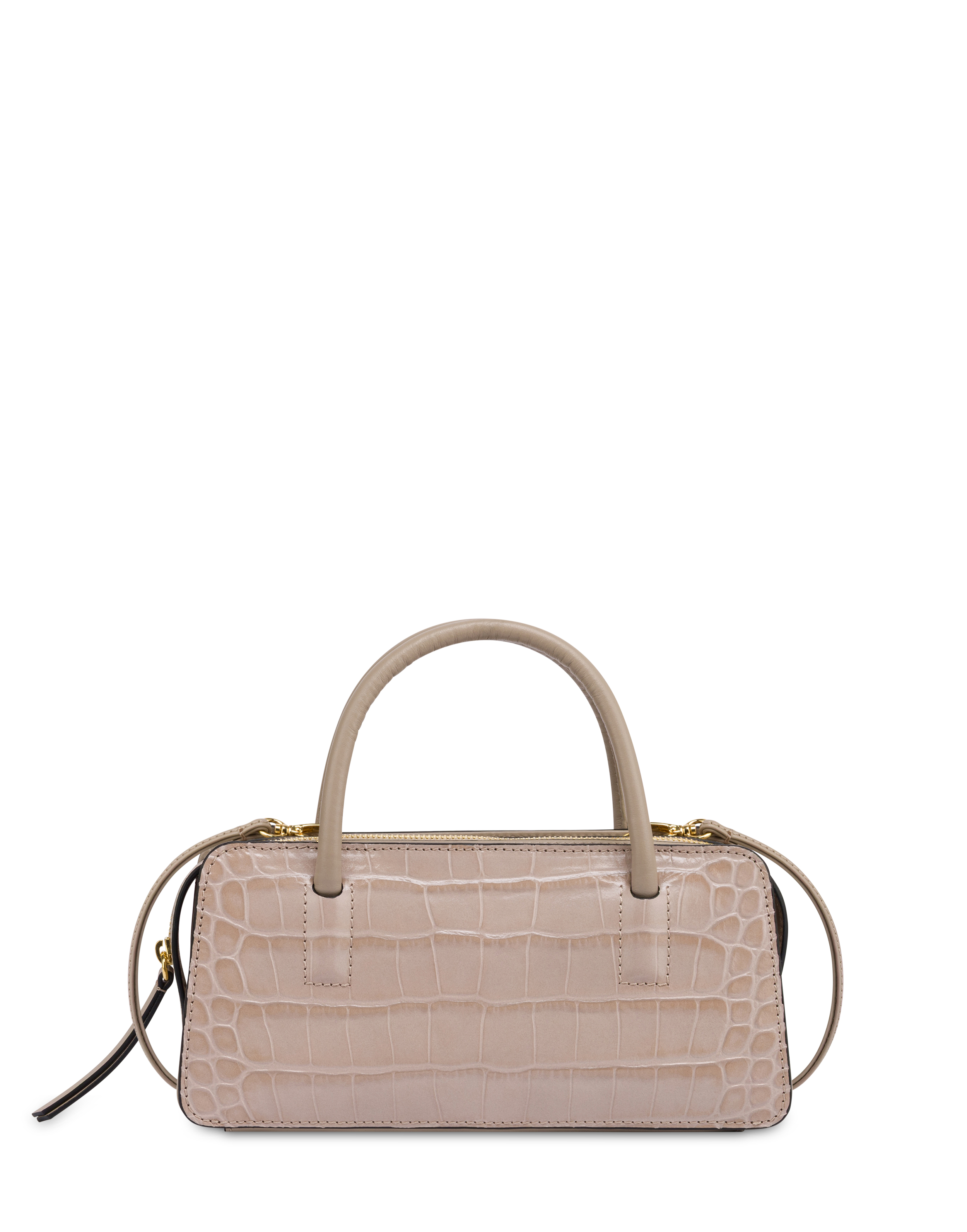 Borsa A Mano Lady Small In Stampa Cocco Nude/nude