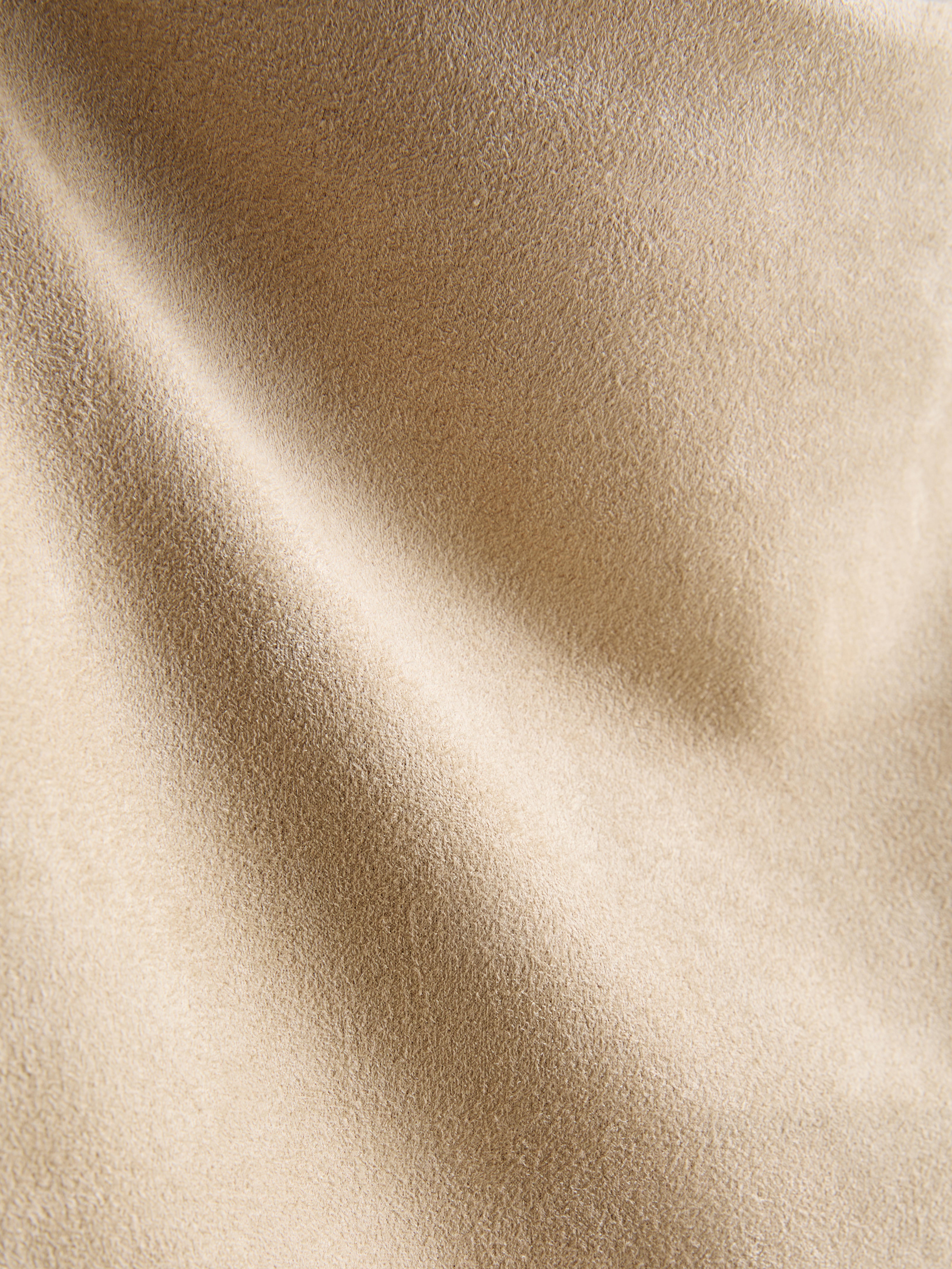 Faux Suede Mini Skirt