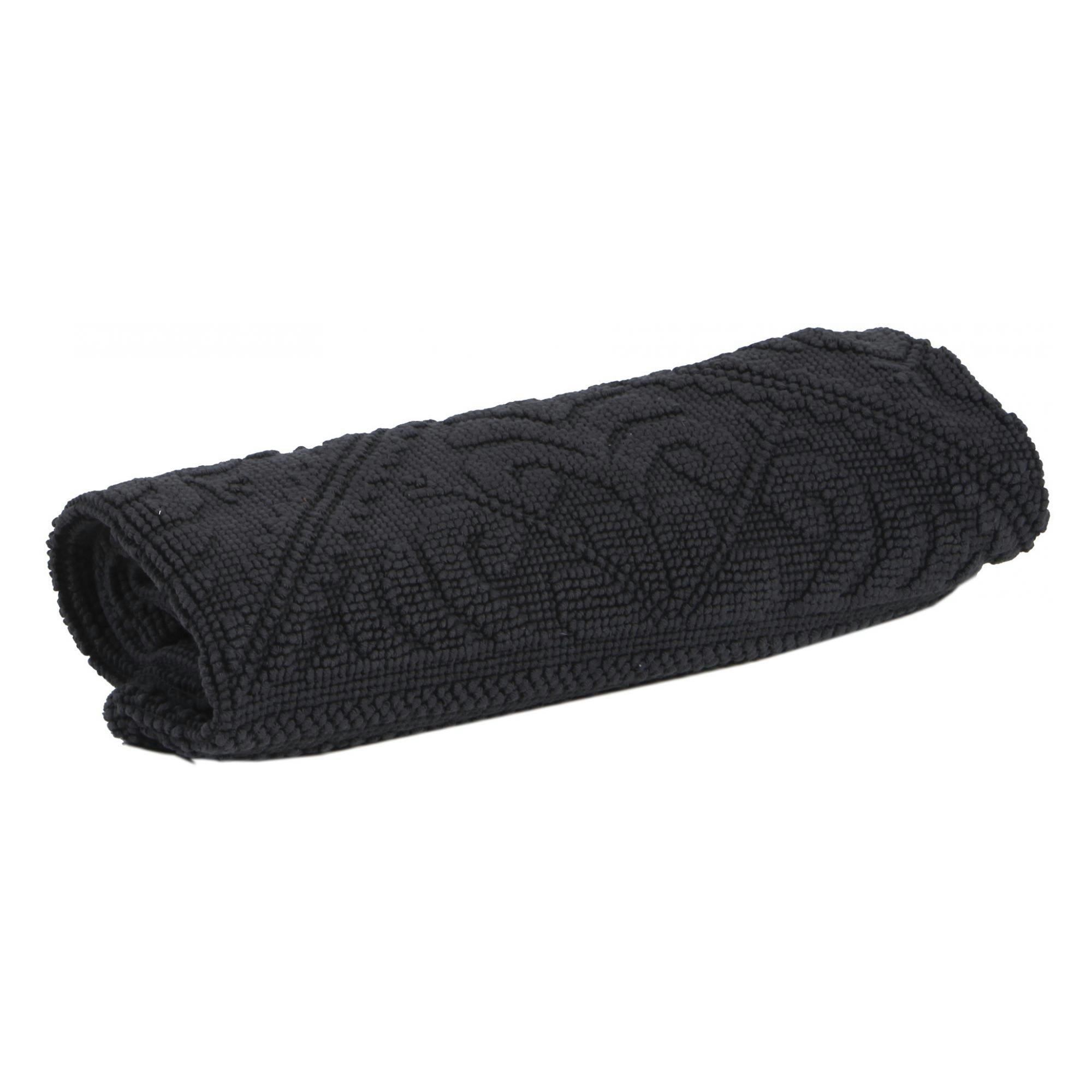 ENZO - Tapis de Bain  en coton carbone 70 x 140