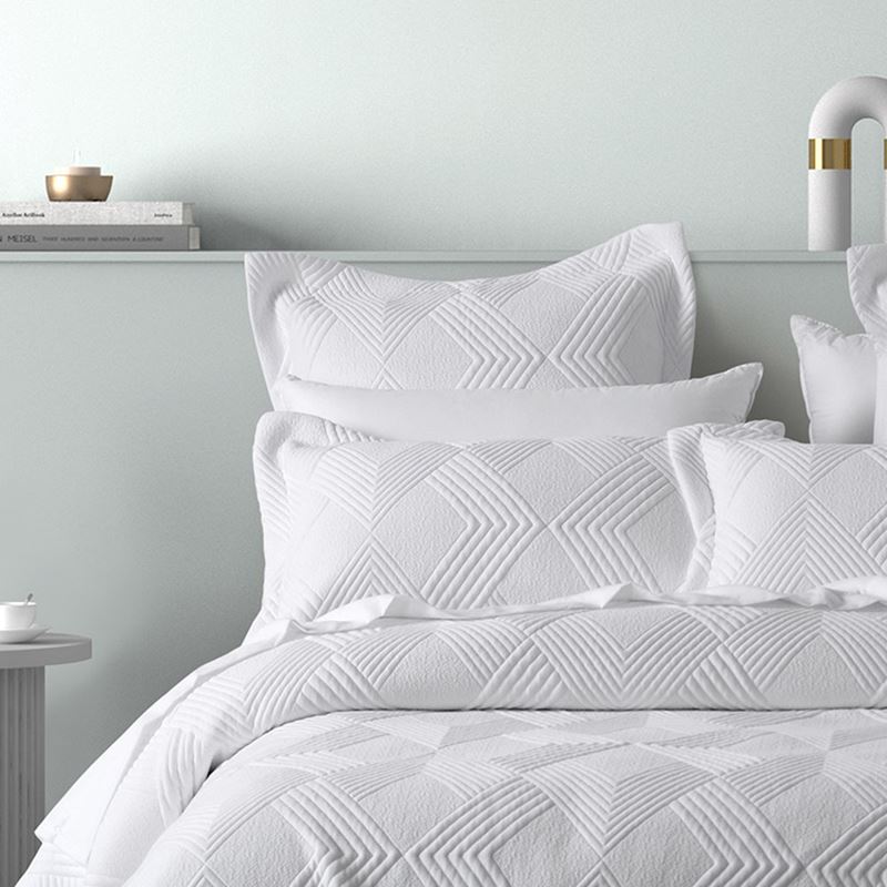 Cassiano White Coverlet Set + Separates