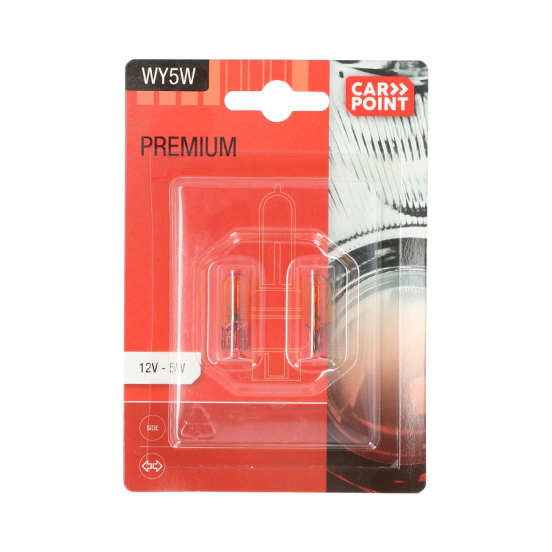 Ampoule pour voiture WY 5 W 2 pièces CARPOINT