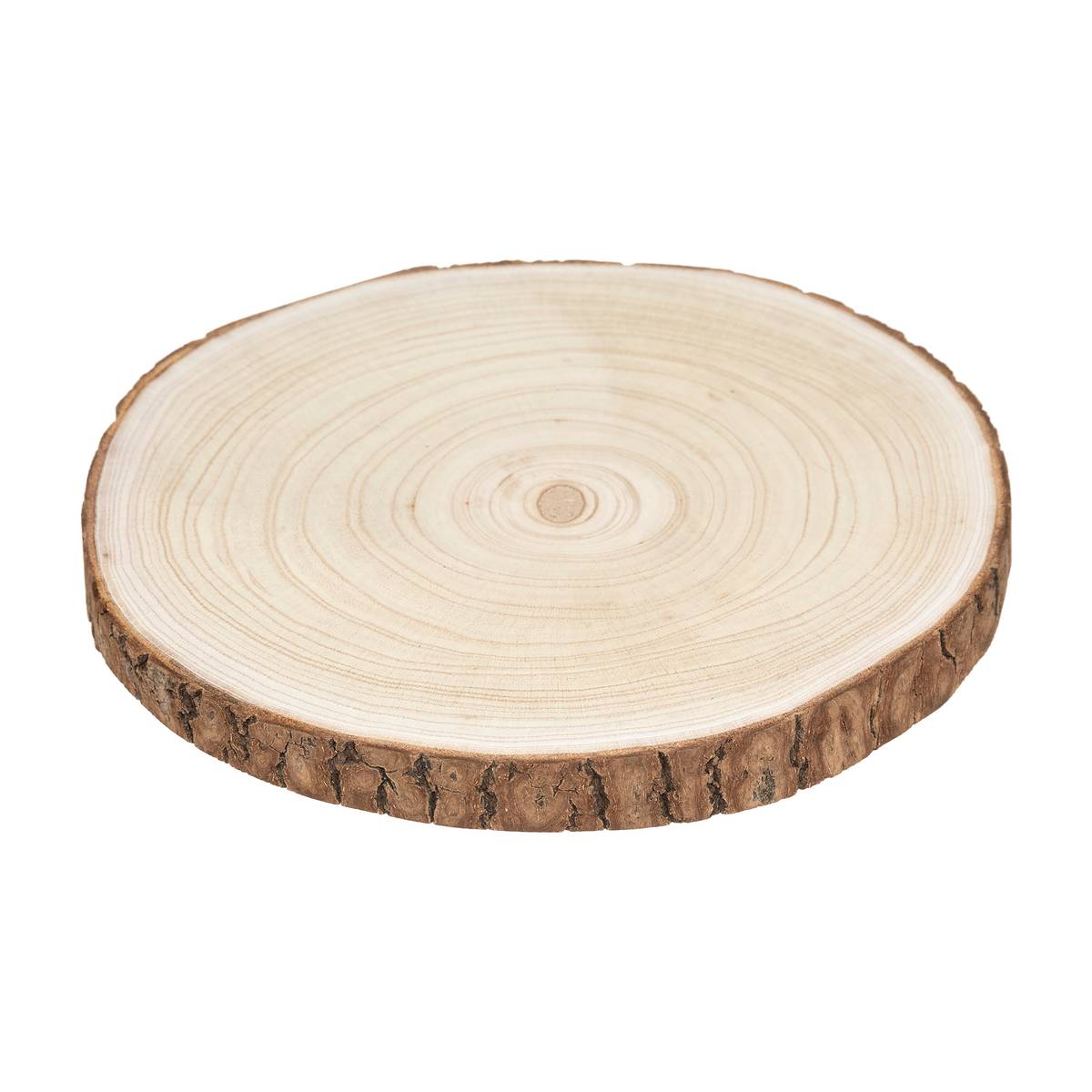Presentation plate "Ecorce" D.30 cm, Brown
