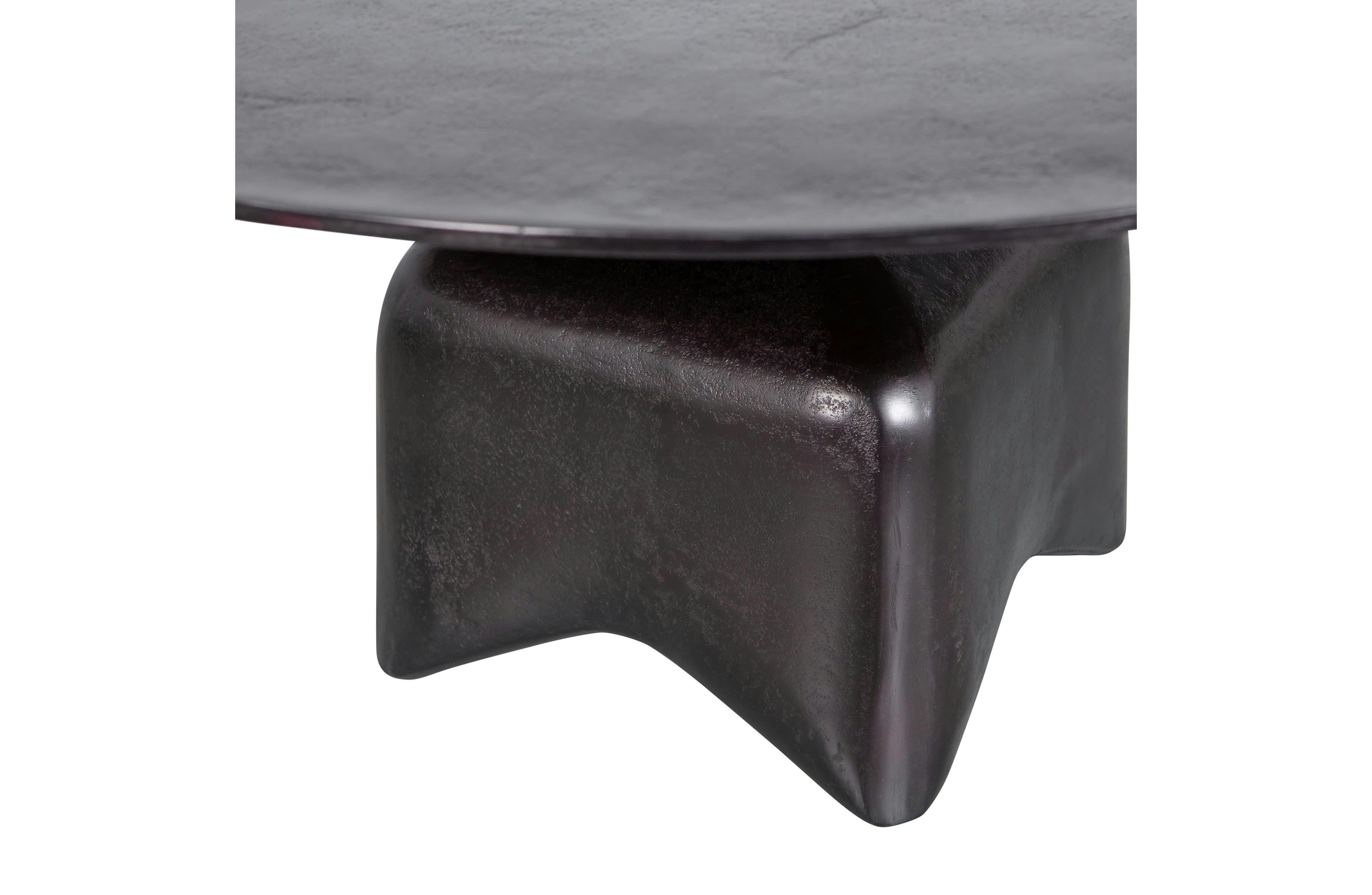 WOOOD - Table basse en métal noir/brun