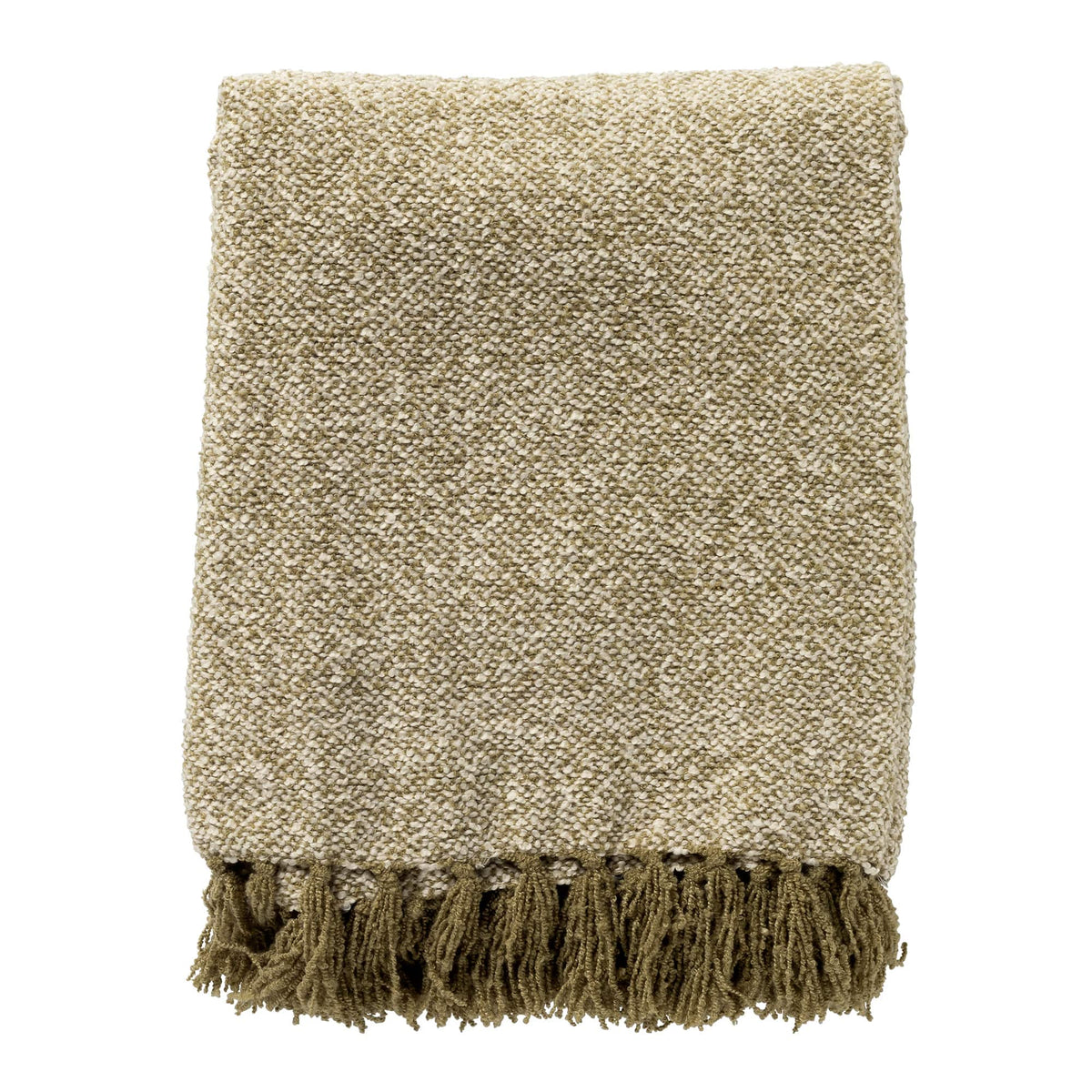 SALLY - plaid 140x180 cm - gemêleerd - 100% gerecycled - Boa - groen