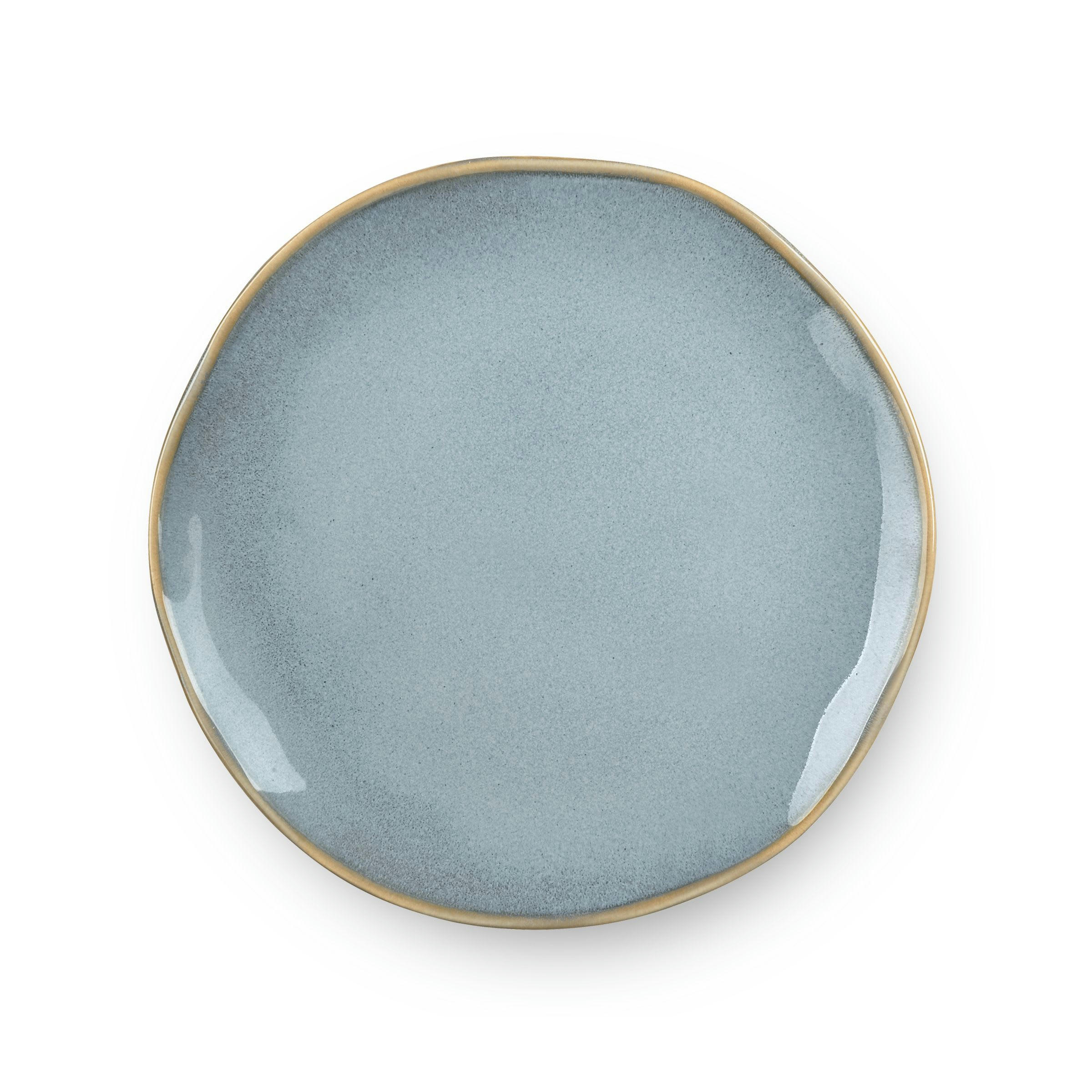 EGÉE - Service vaisselle en Grès Bleu ciel