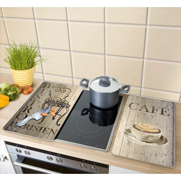 Abdeckplatte »Bistro«, BxHxT: 3 x 1,8 x 52 cm, Glas/Thermoplaste, mehrfarbig