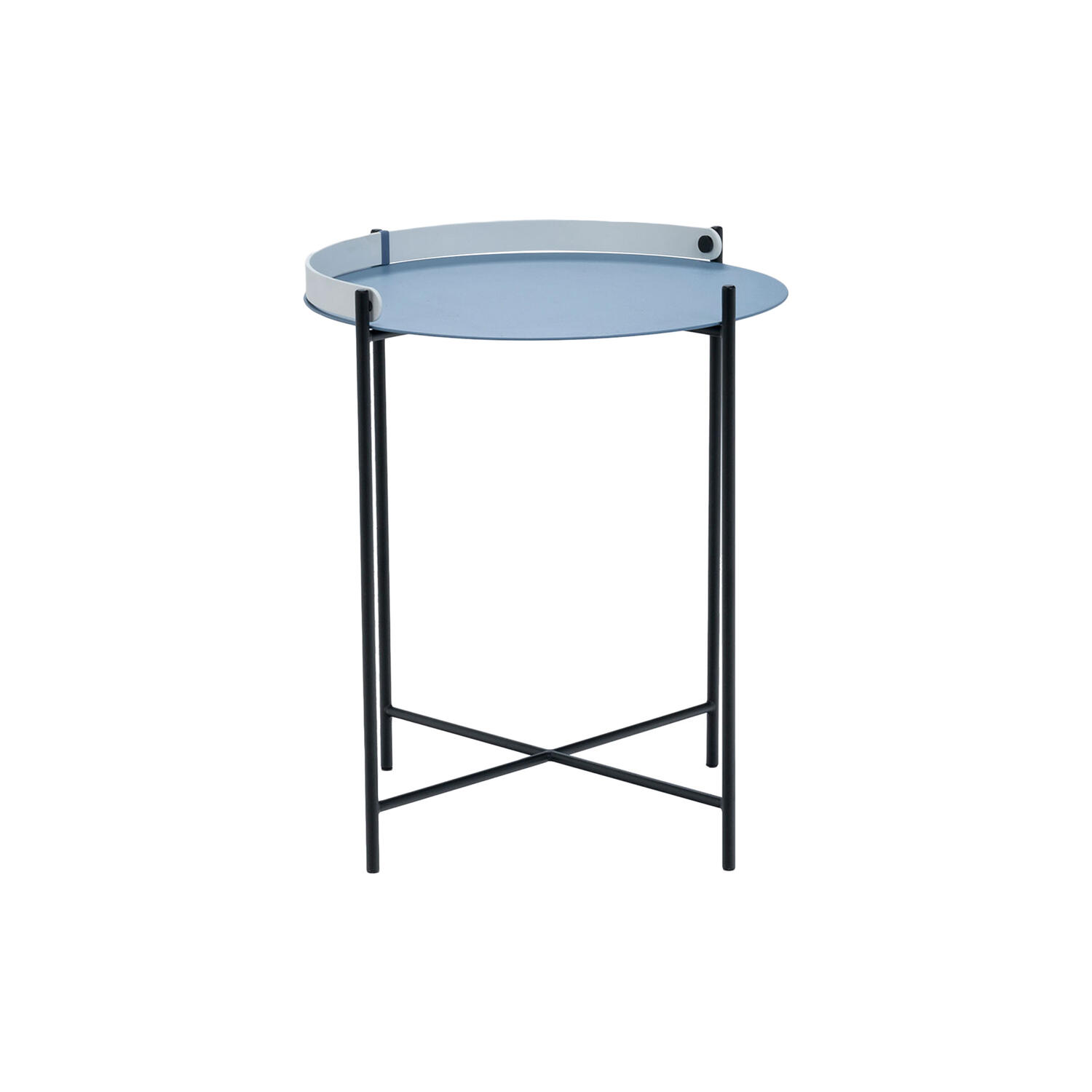 EDGE bakkebord, pigeon blue/white