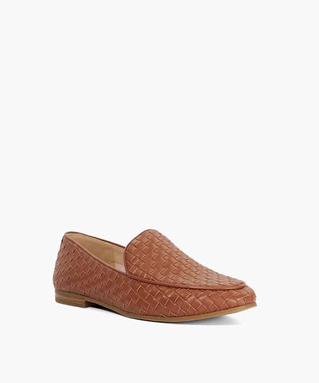 Guava Tan - Woven Loafers
