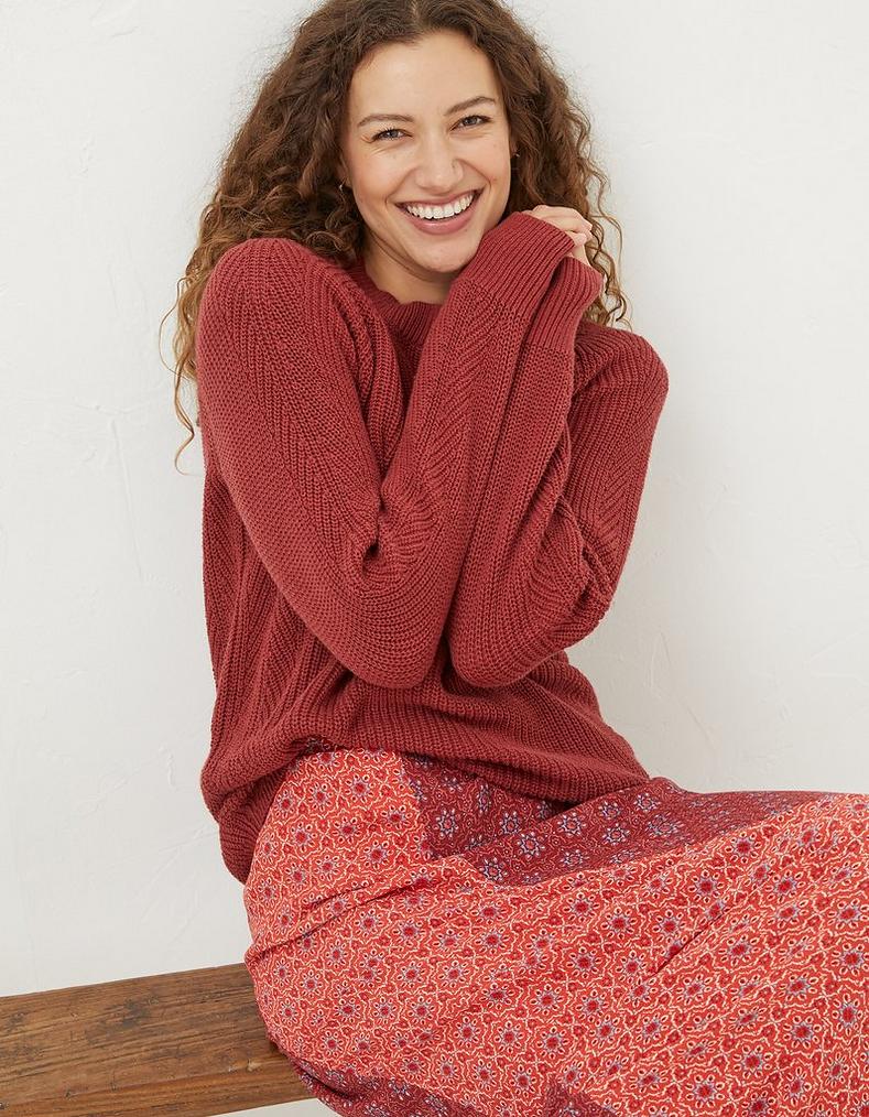 Lila Cotton Jumper