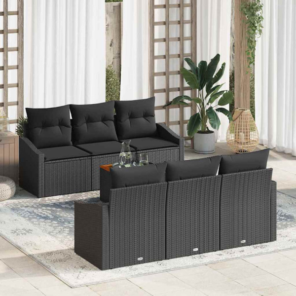 Zestaw Mebli Ogrodowych Wypoczynkowy Sofy Stolik Rattan Na Patio Na Taras
