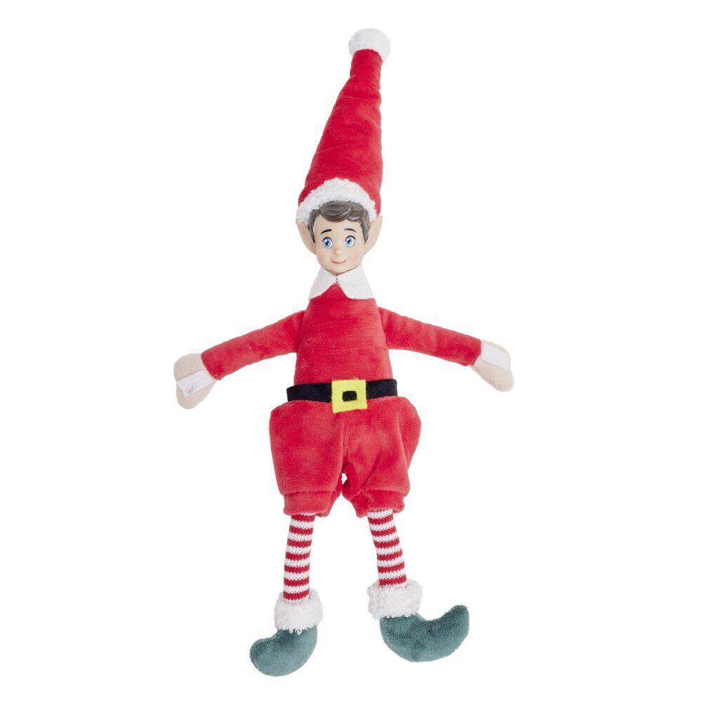 Lutin farceur qui enregistre et répète rouge et blanc H38cm