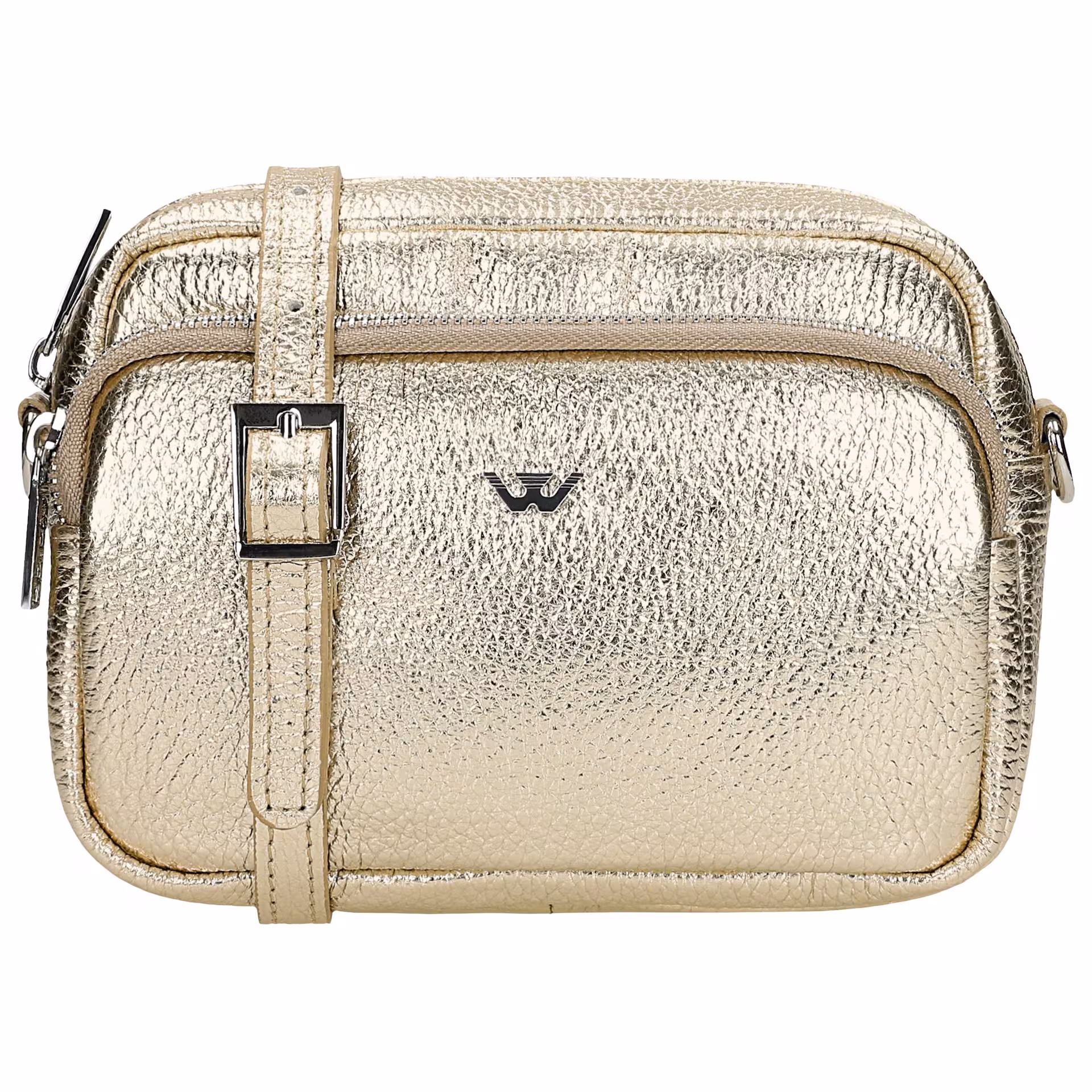 Mała złota torebka damska crossbody