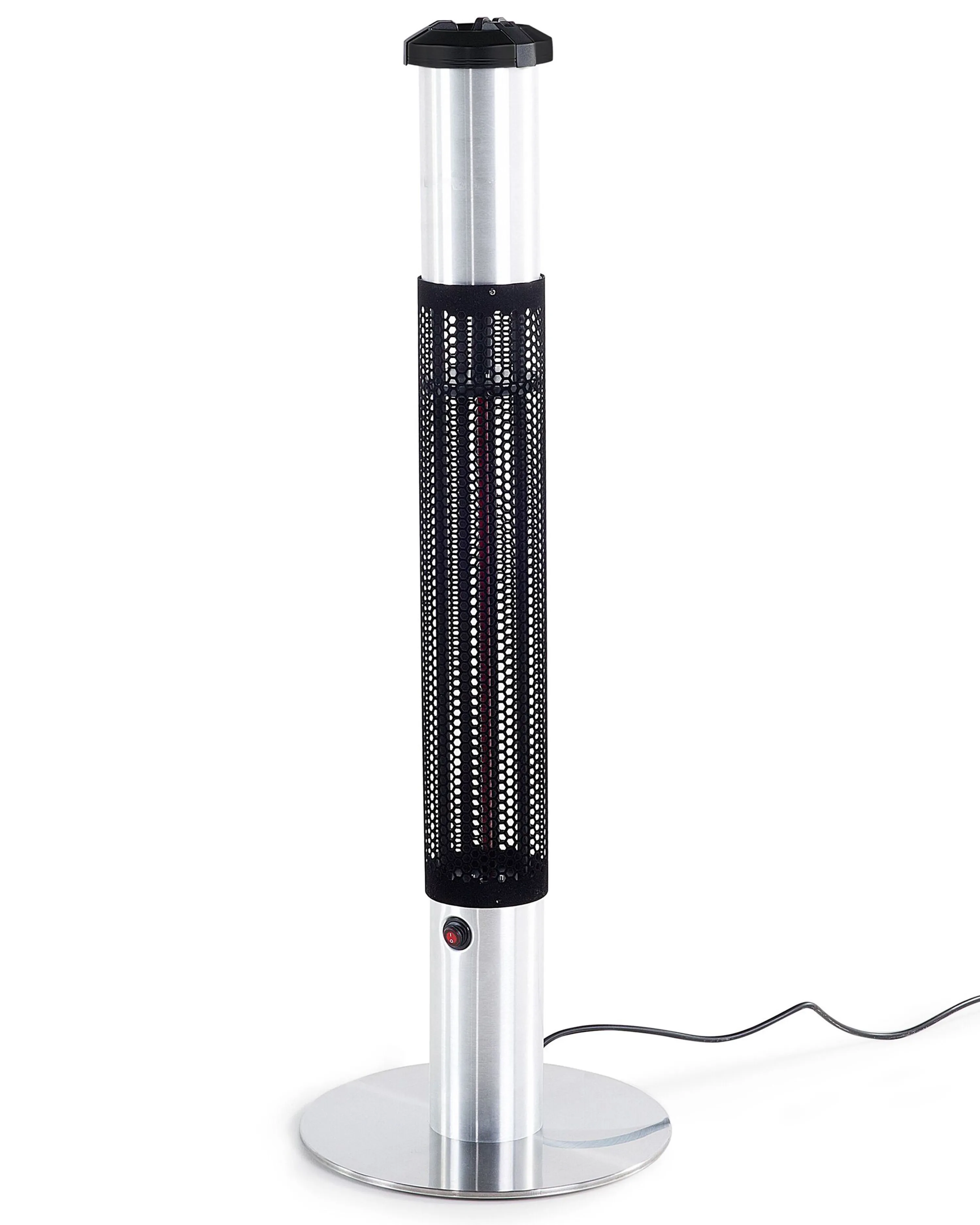 Freestanding Infrared Patio Heater VEZUVIO 1500 W Black