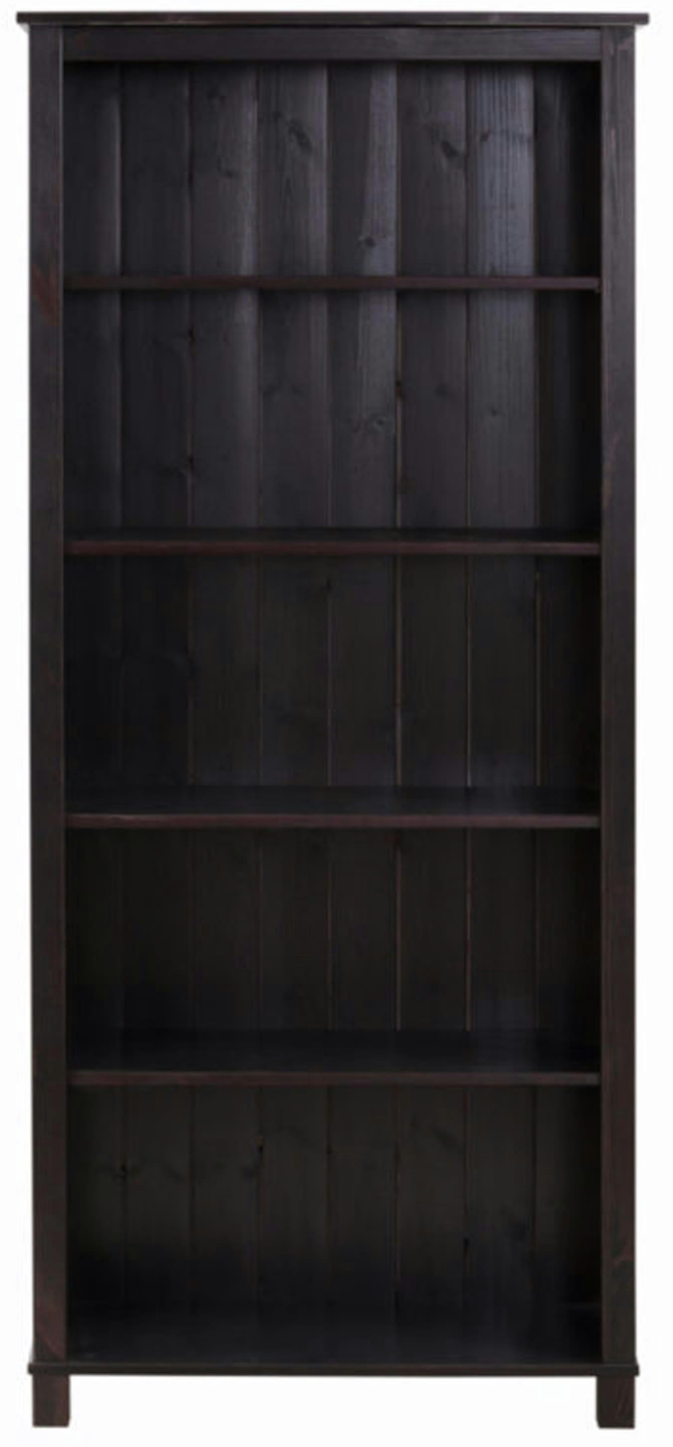 PIVO - Bibliothèque avec 5 étagères en pin brun