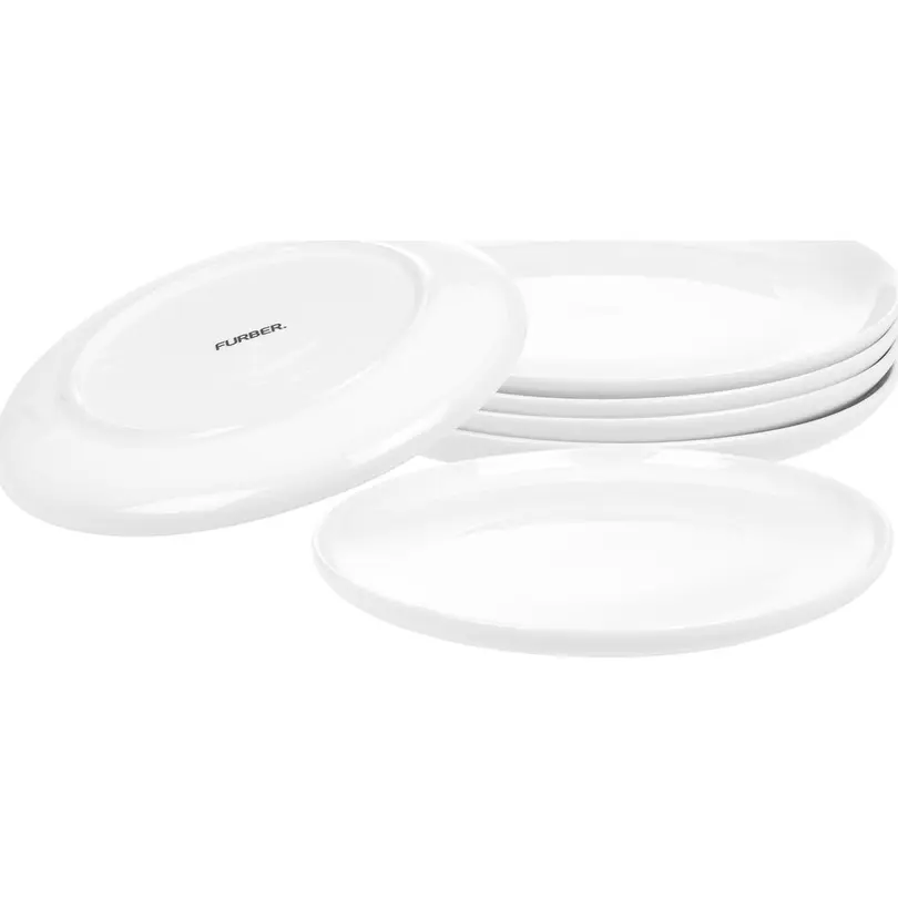 Flacher Teller 6er-Set Furber