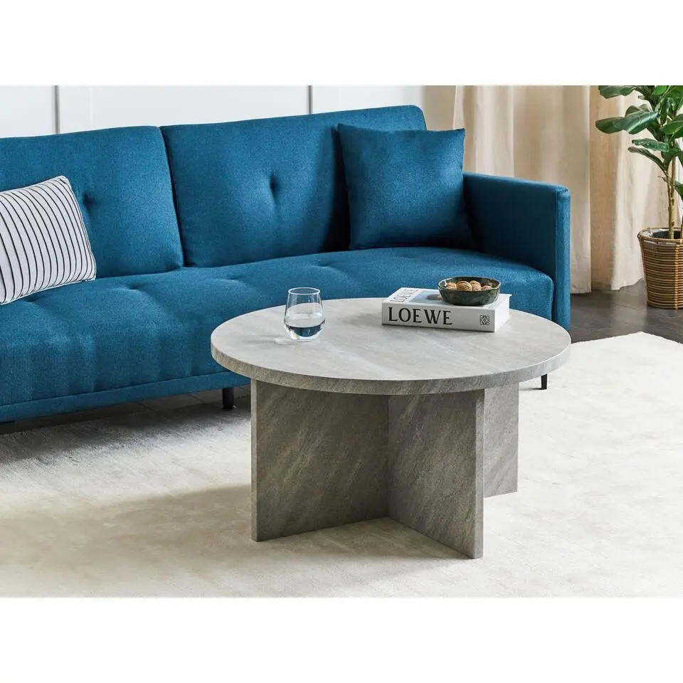 STANTON - Salontafel - Grijs - Hout