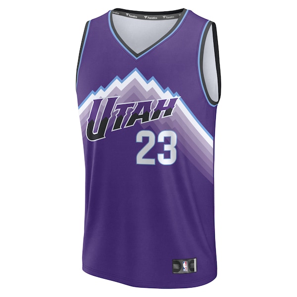 Lauri Markkanen Utah Jazz  Fast Break Replica Jersey - Icon Edition - Purple
