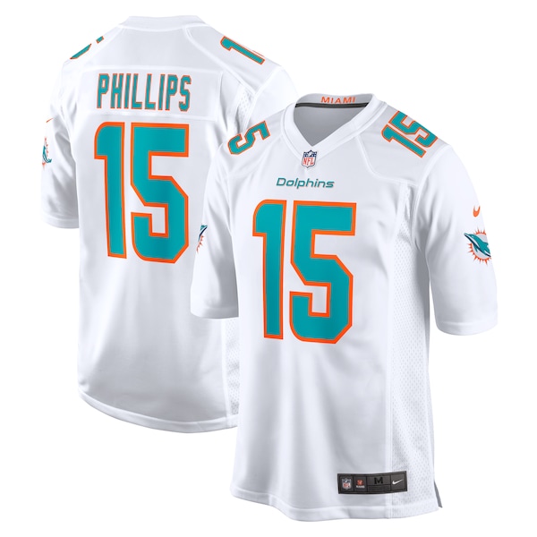 Jaelan Phillips Miami Dolphins Nike  Game Jersey -  White/Aqua