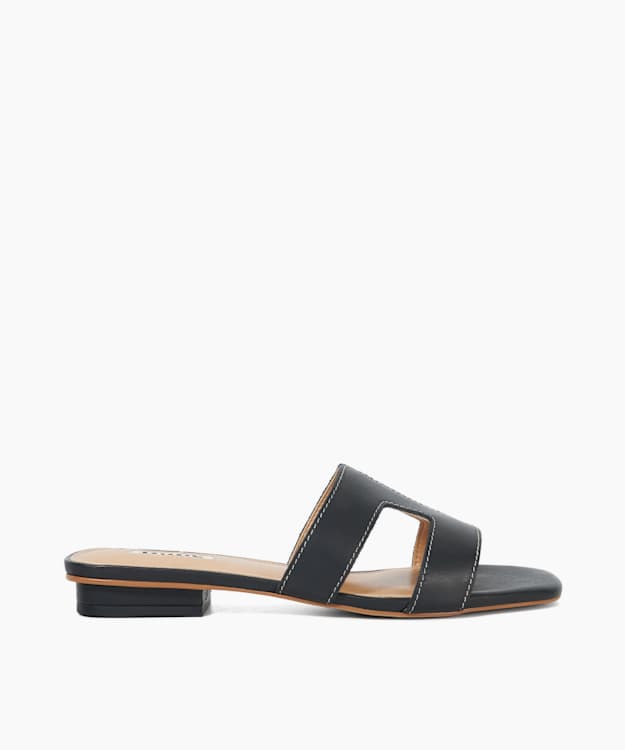 Loupe Black - Wide Fit Smart Slider Sandals