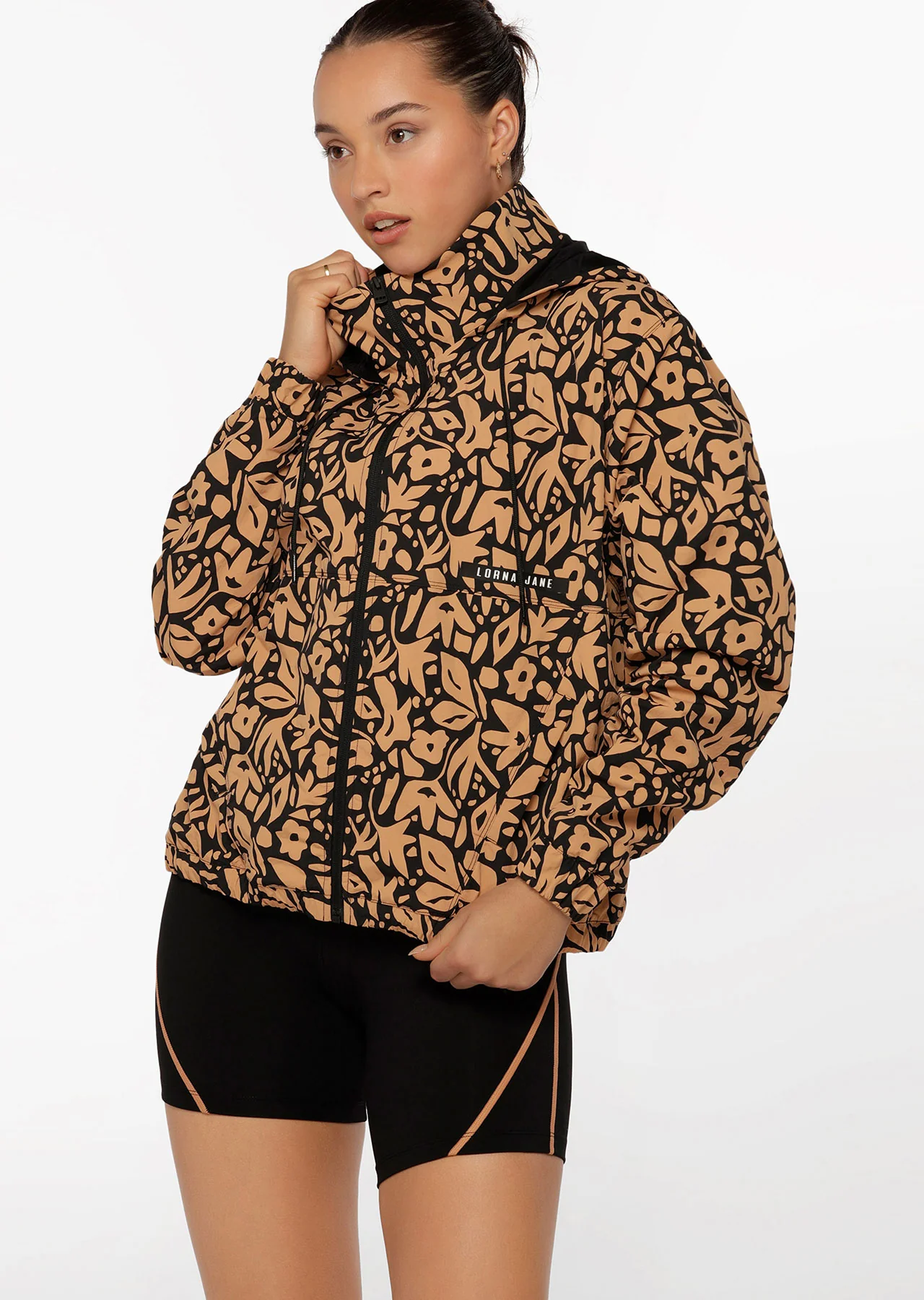 Abstract Floral Active Jacket