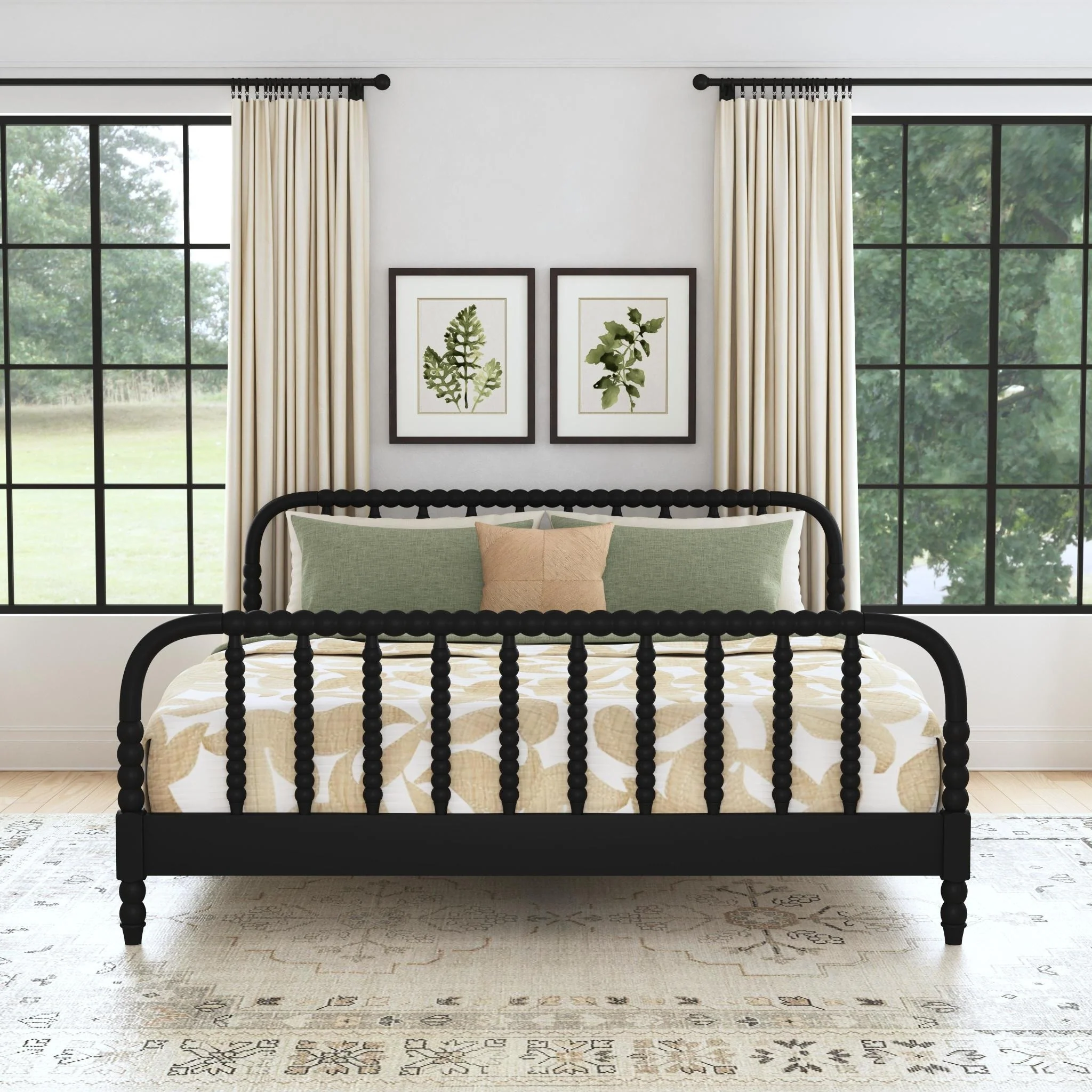 Spindle King Bed by Homestyles