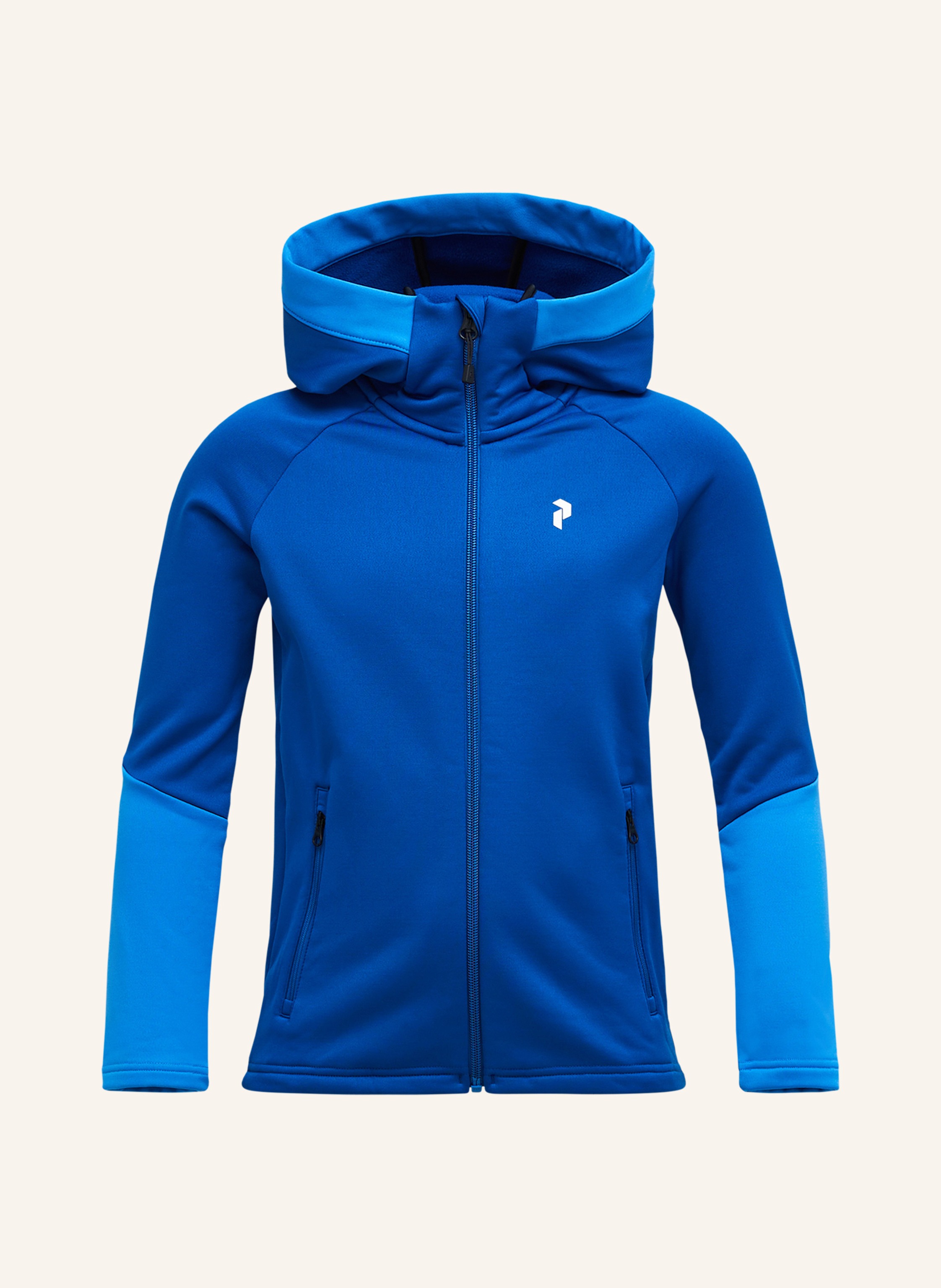Peak Performance Jr Rider Essentials Midlayer Zip Hood Fleecejacke
