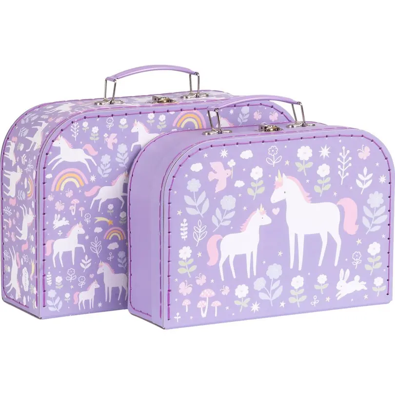 Aufbewahrungsbox 2er-Set Einhorn