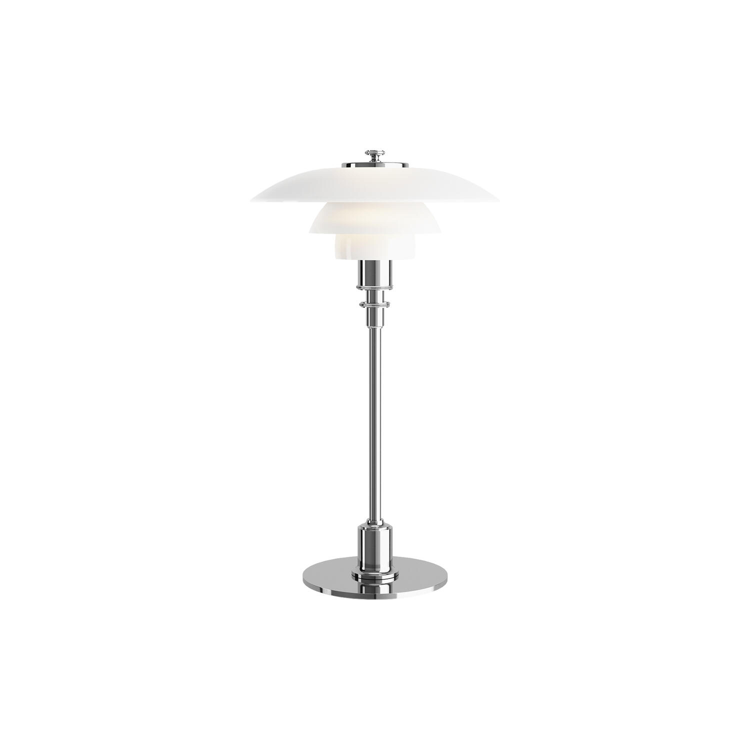 PH 2/1 bordlampe, chrome