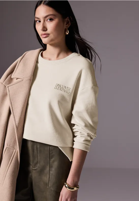 Sweater mit Backprint