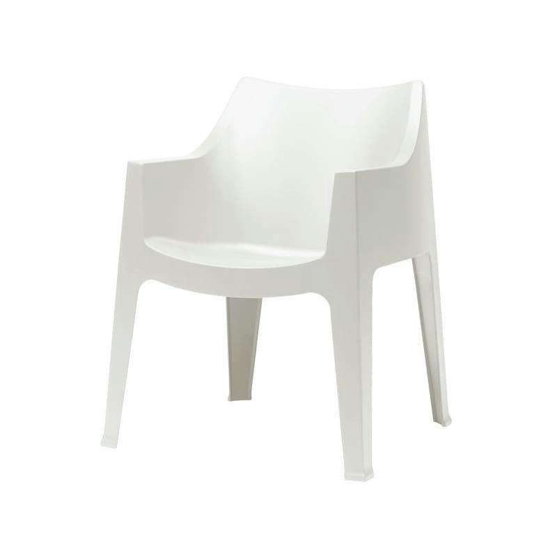 COCCOLONA - Chaise design en plastique blanc