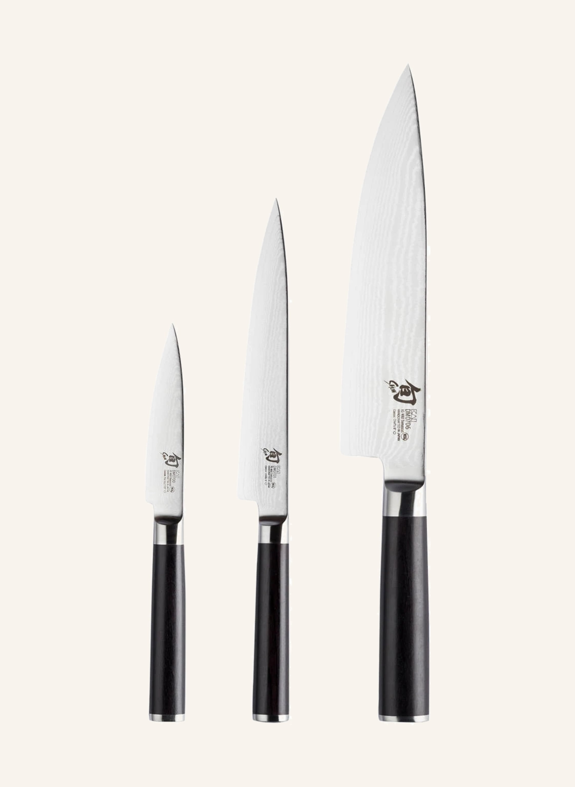 KAI 3-tlg. Messer-Set