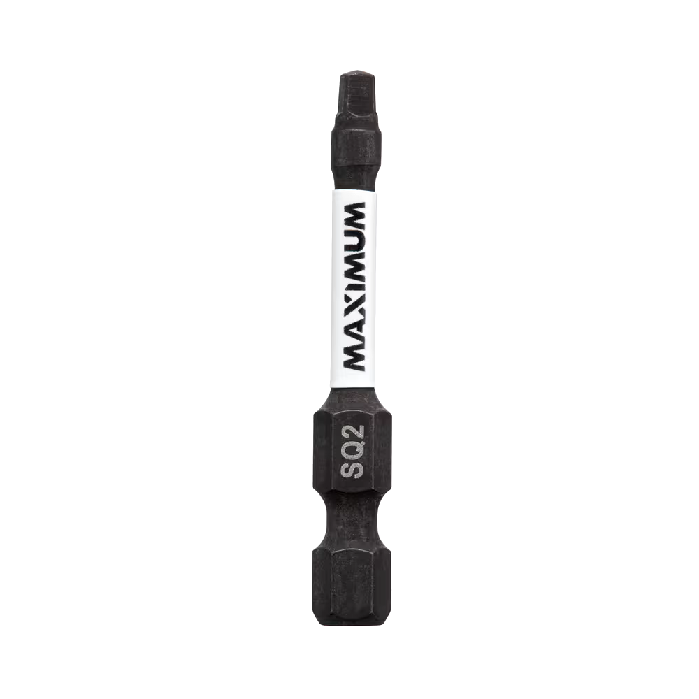 MAXIMUM SQ3 Square Screwdriver Bit, 3-1/2-in, 1-pk