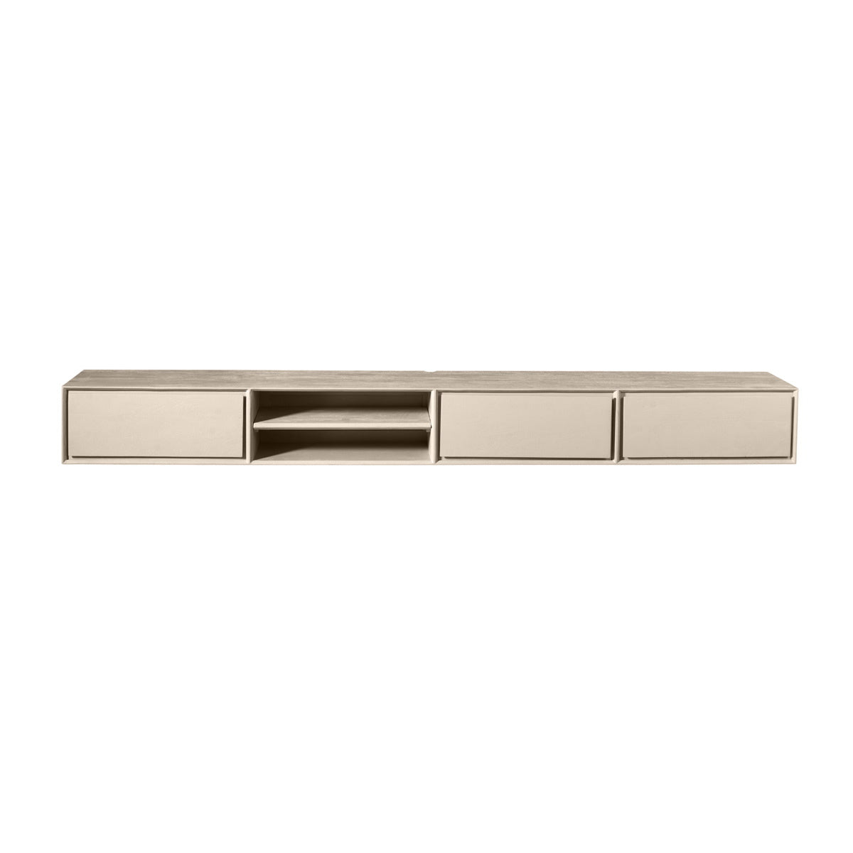 Starfurn Tv-meubel Ambiance - Zwevend - Zandkleur Hout - 240x35x30cm
