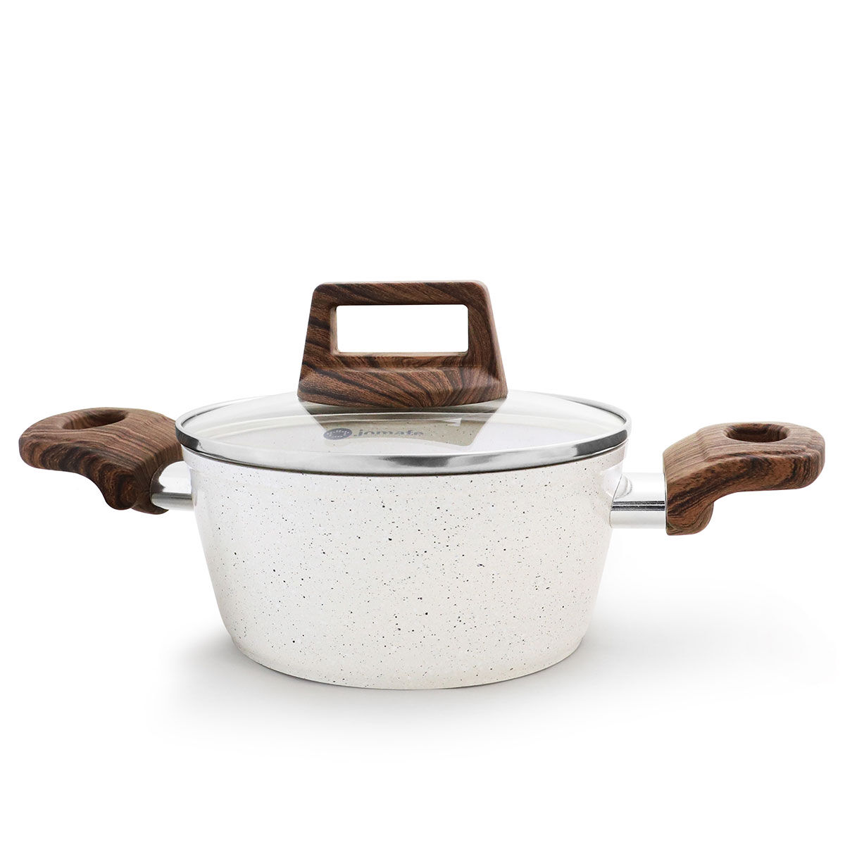 Caçarola STONEBRIGHT com tampa de vidro 16cm