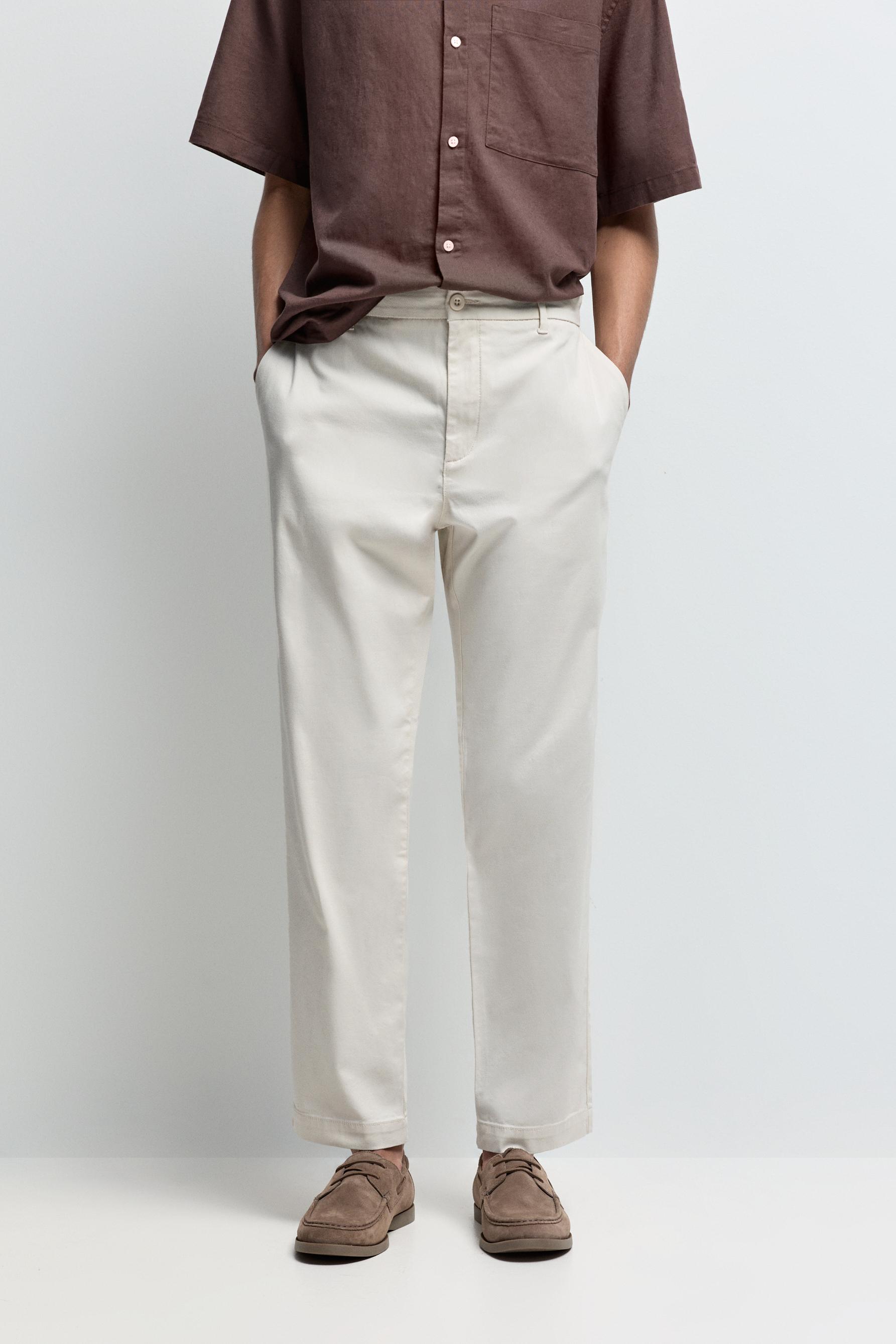 Pantalón chino slim estructura