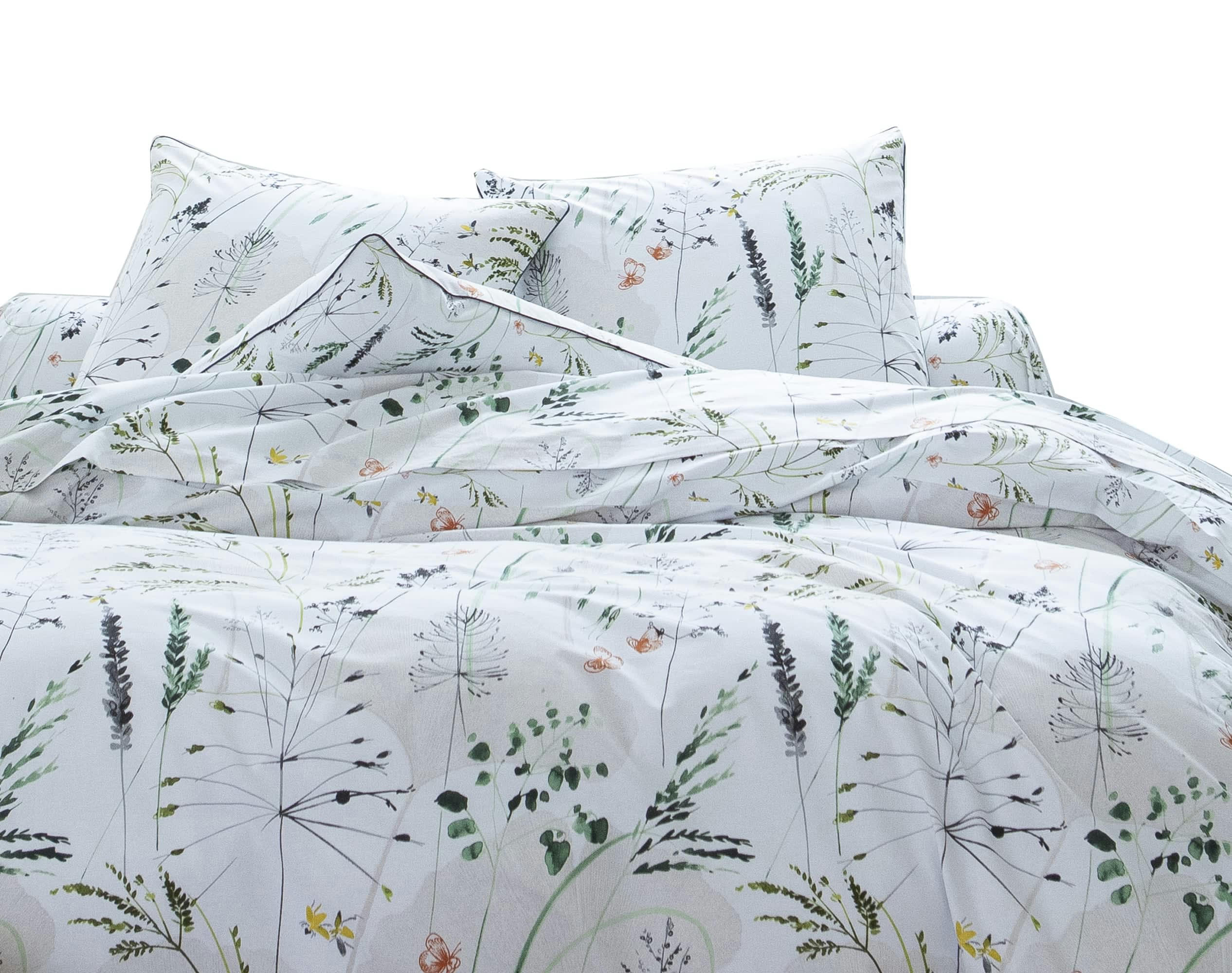 FRAICHEUR - Housse de couette 200x200 en coton multicolore