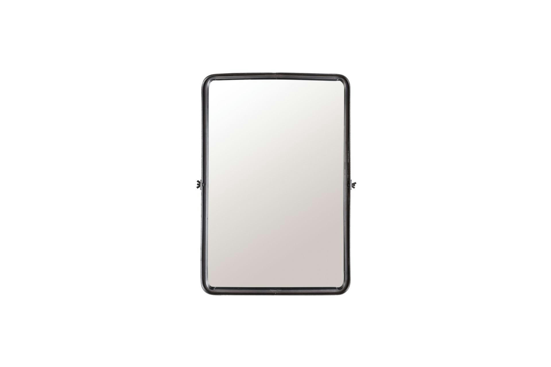 POKE - Miroir L en fer noir