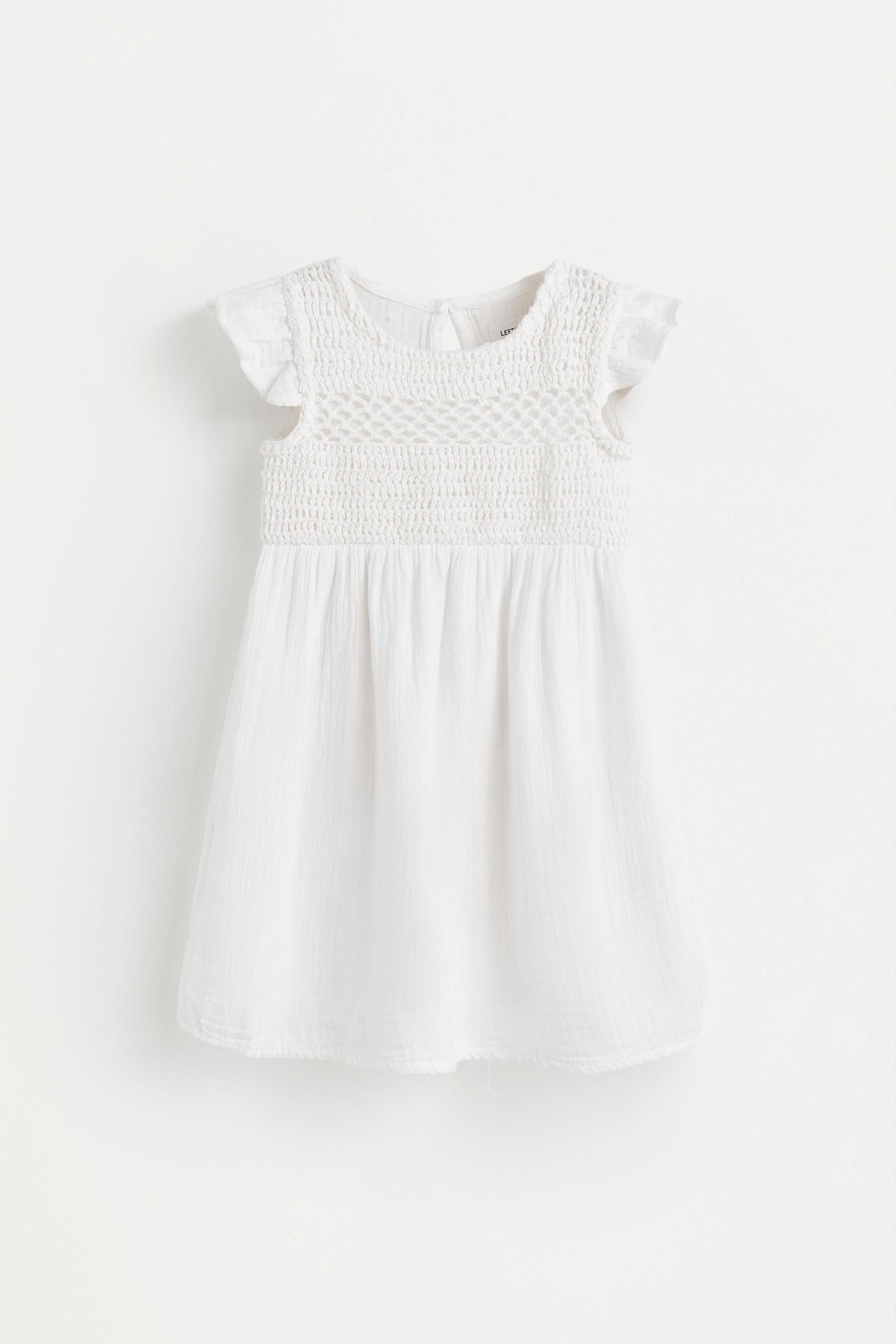 Vestido detalle crochet