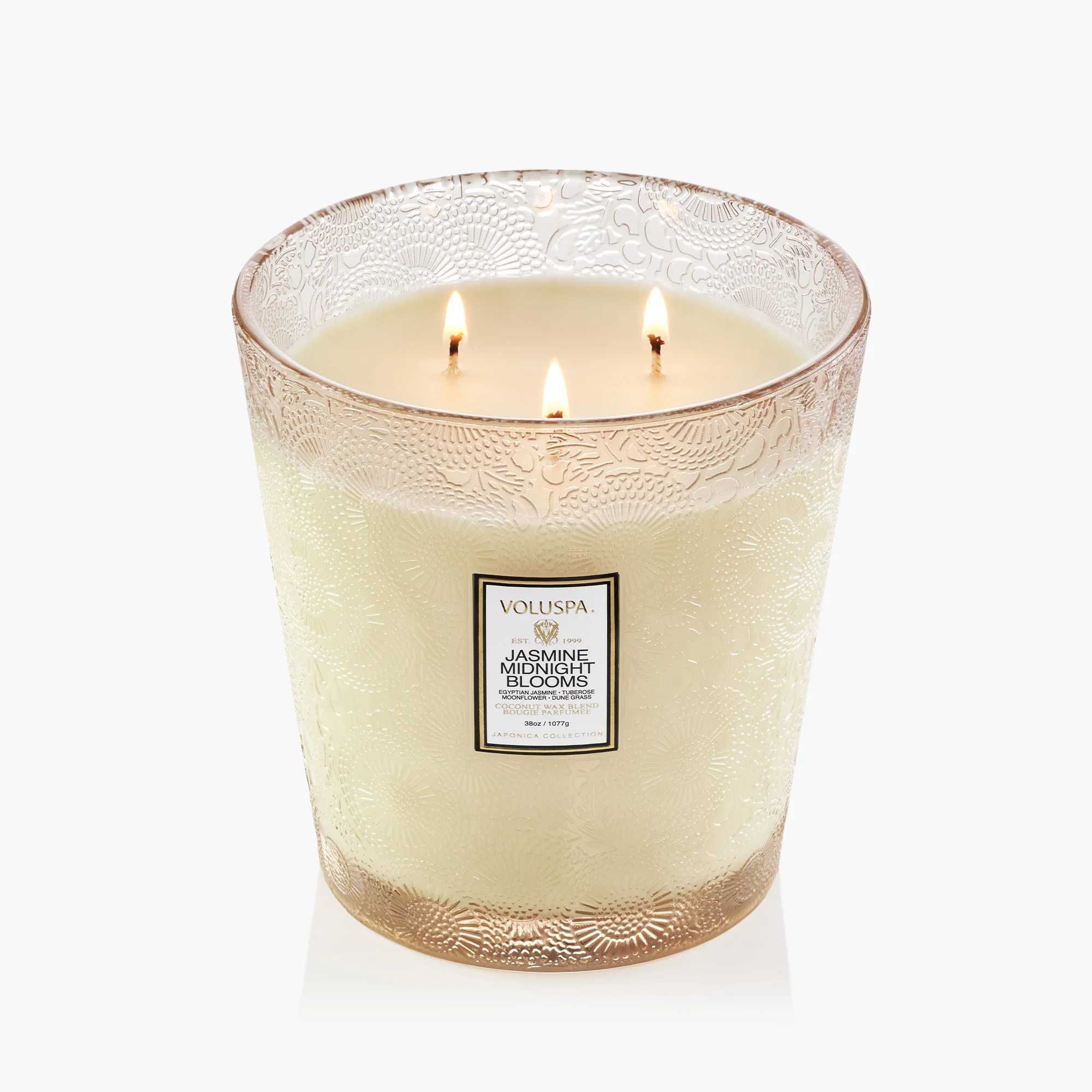 Jasmine Midnight Blooms - 3 Wick Hearth Candle