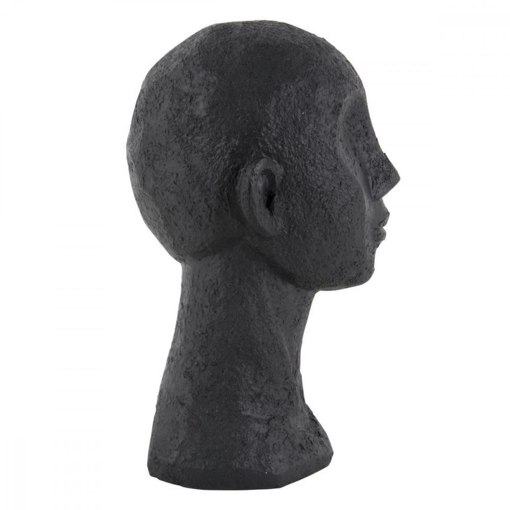 FACE ART - Statue face art résine noir