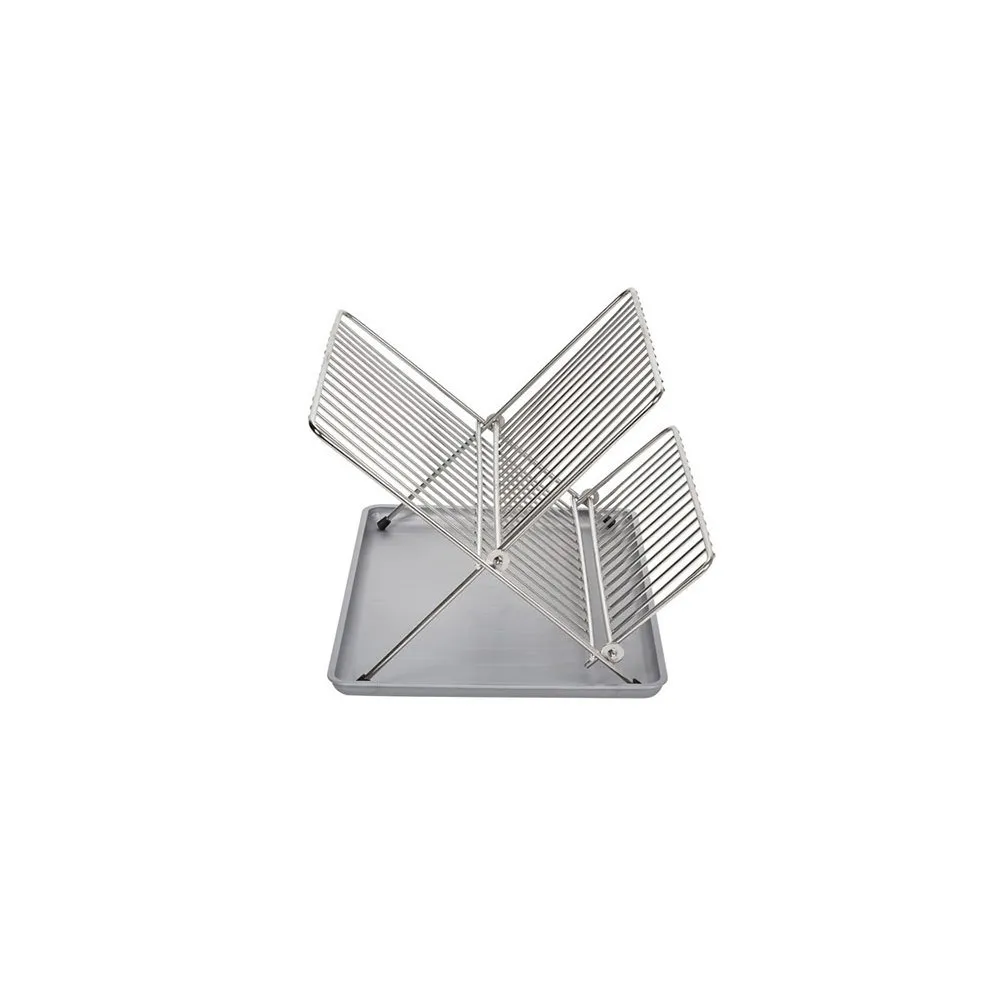 Sauvic stainless steel Folding dish drainer