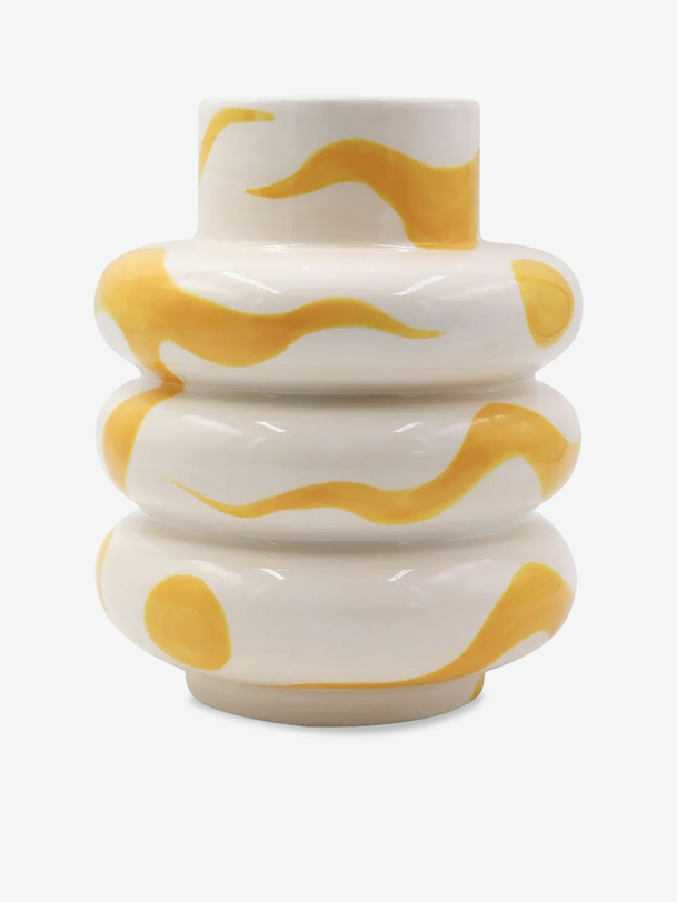 Vase mariposa - que rico / optiplast jaune