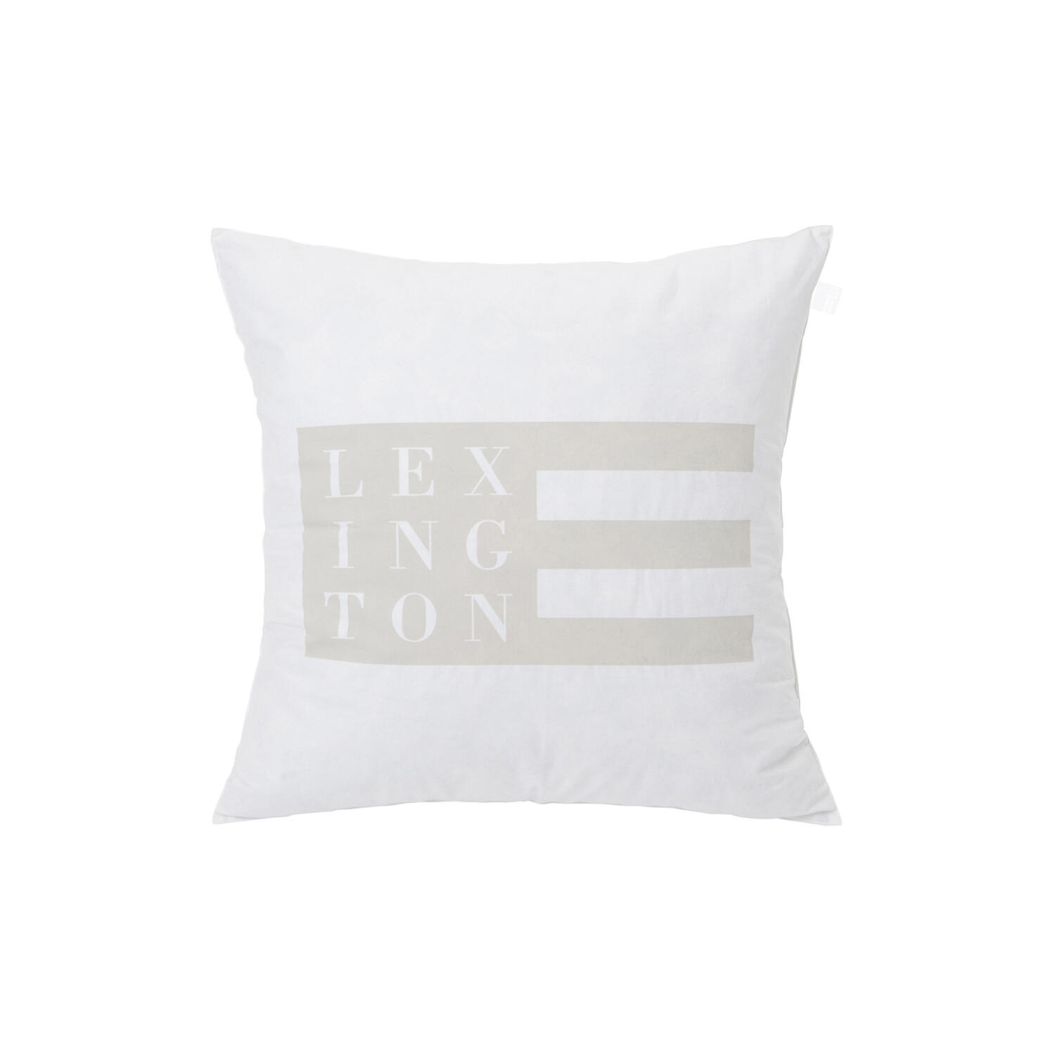 Lexington Feather Pillow, white