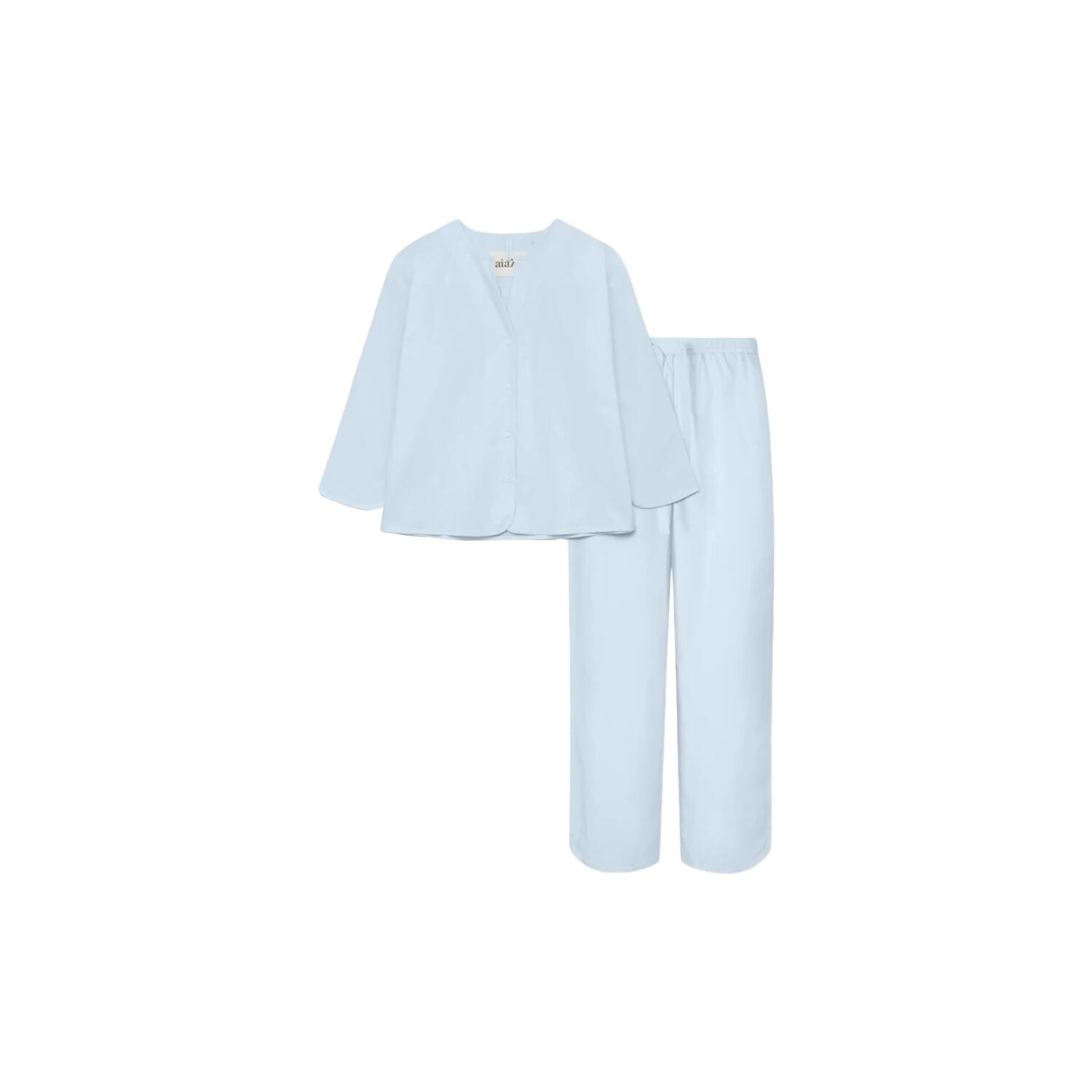 Pyjamas Poplin, blue eyes