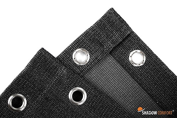 Brise-vue Balcon Pare Soleil 0,8 x 5 m, Carbon black